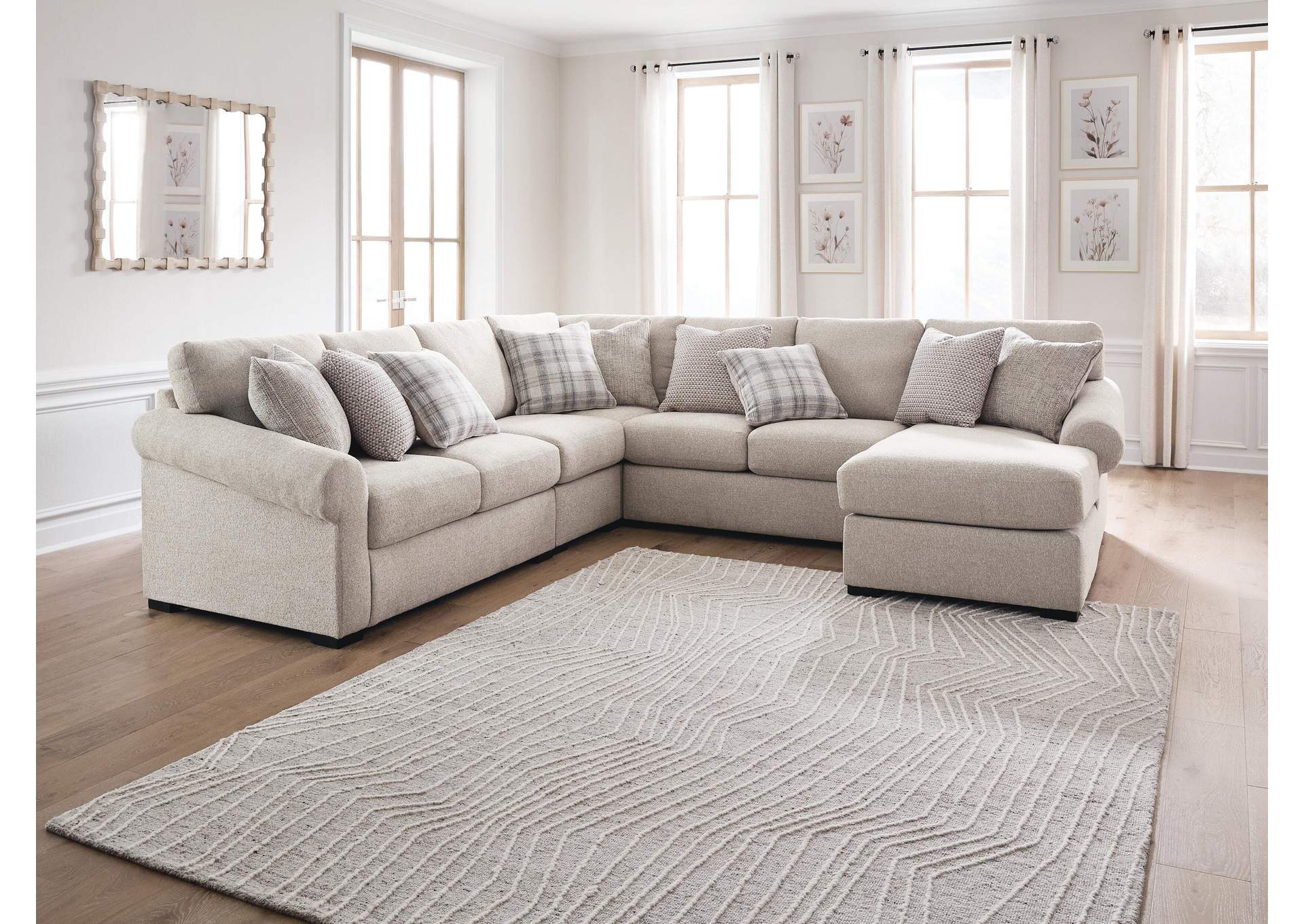 Bridgemont 5-Piece Sectional with Chaise image 2