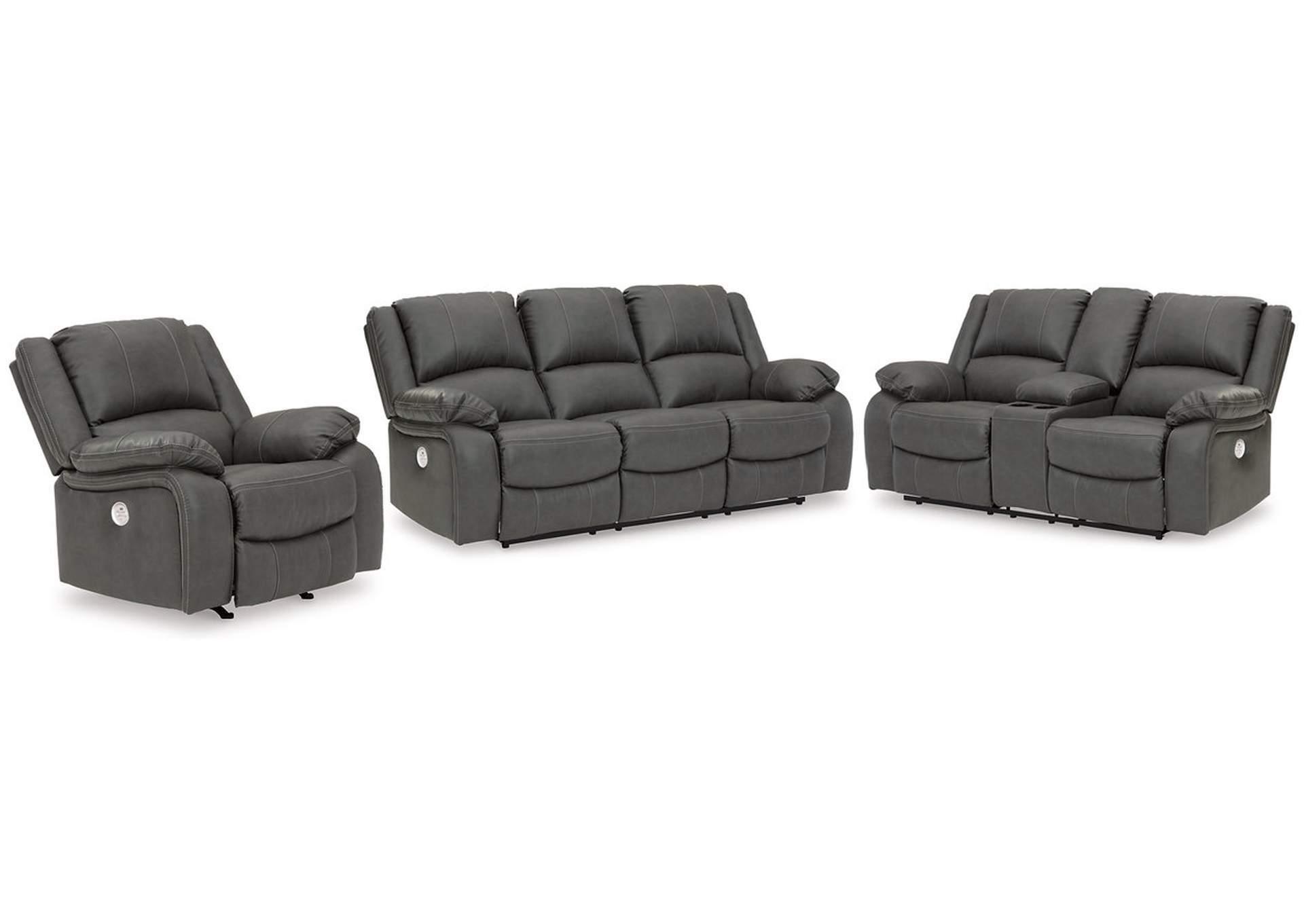 Calderwell Sofa, Loveseat and Recliner