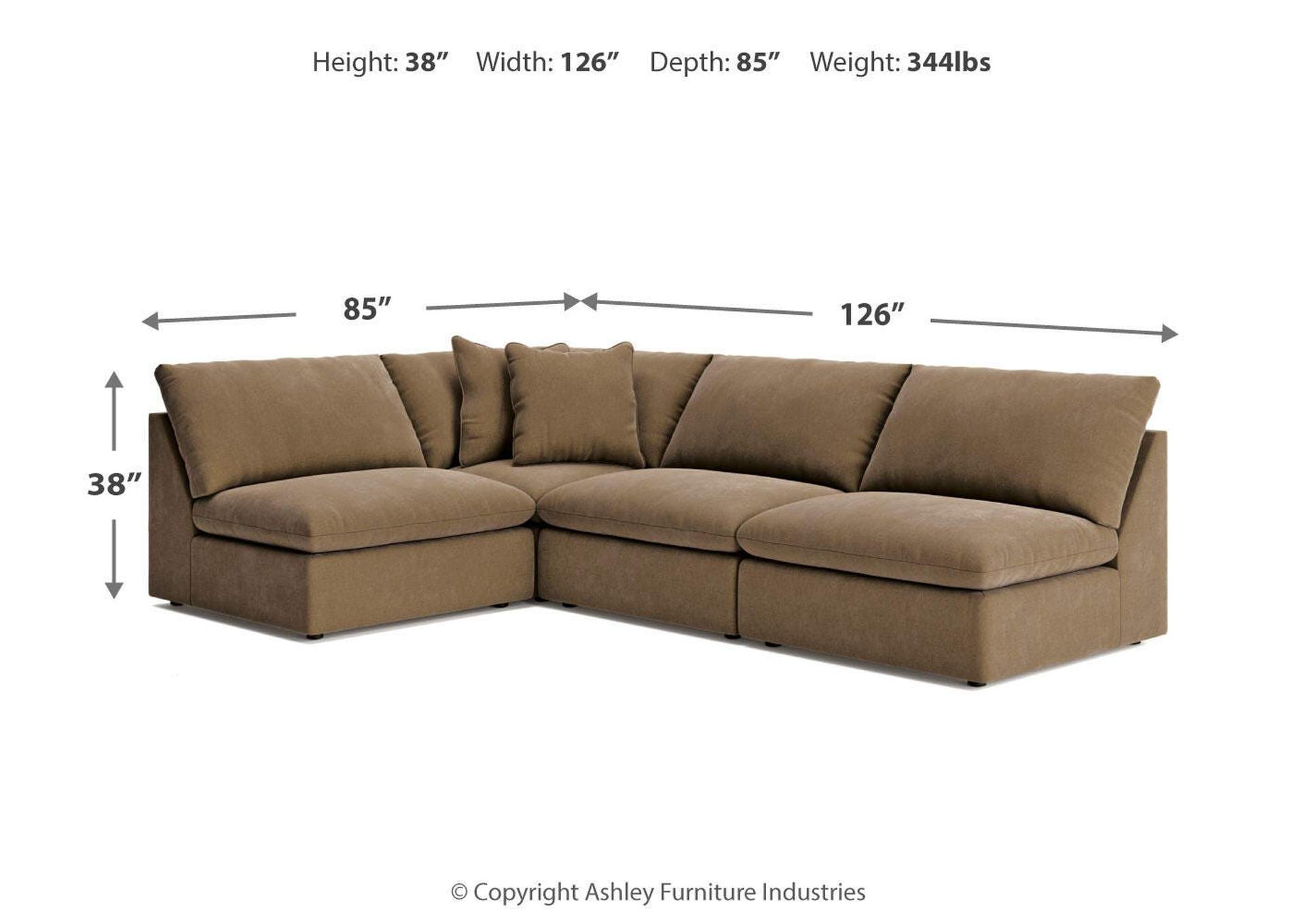 Whitehaven 4-Piece Sectional image 3