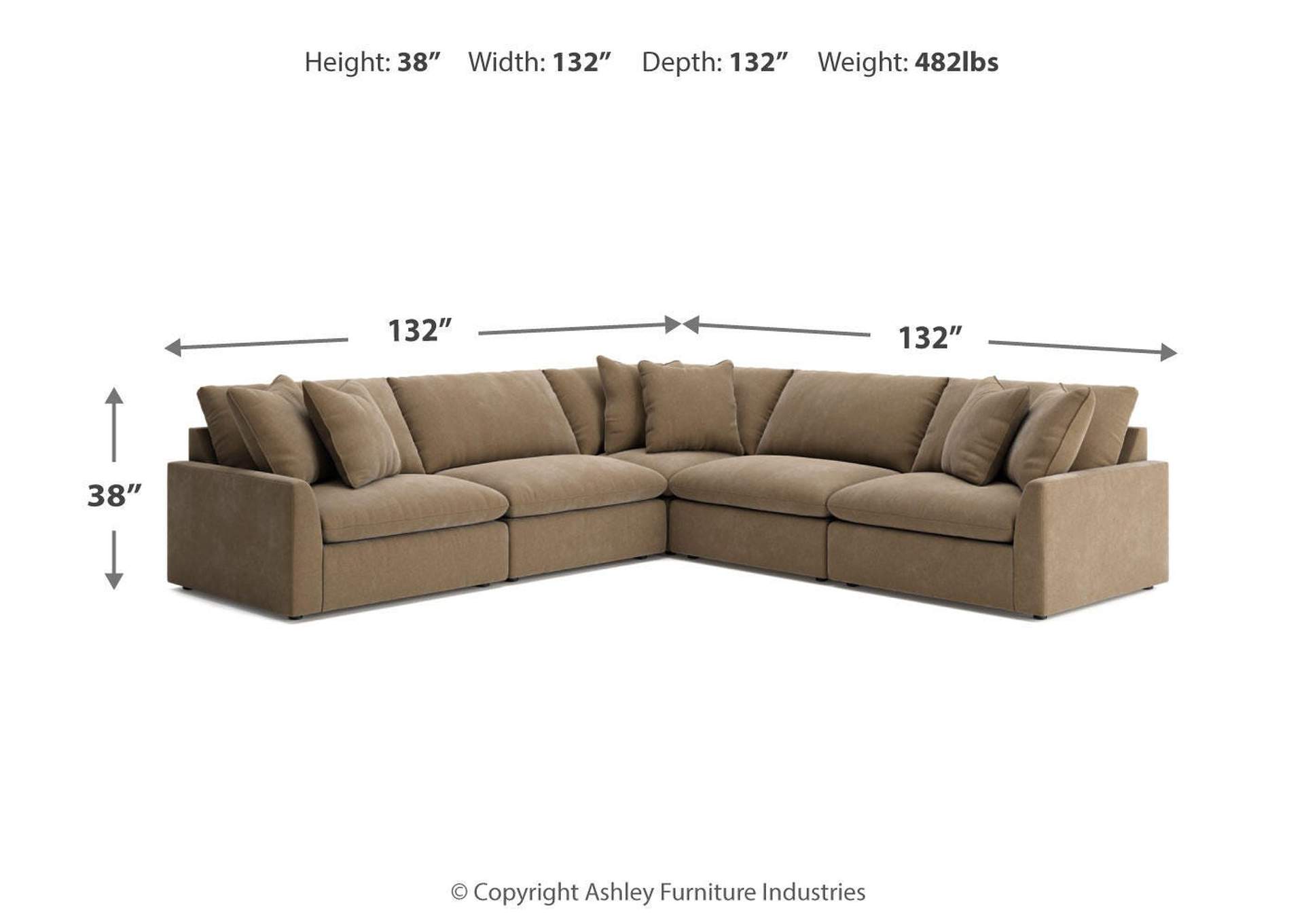 Whitehaven 5-Piece Sectional image 2