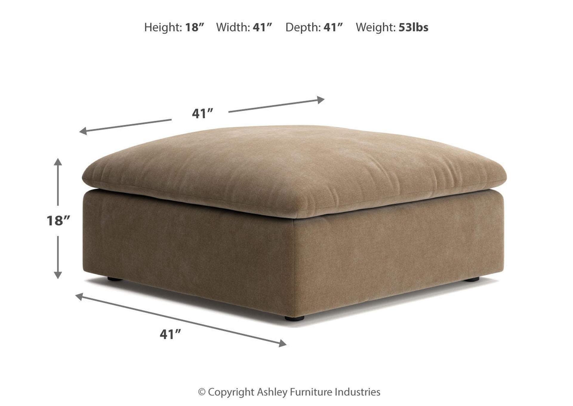Whitehaven Oversized Accent Ottoman image 2