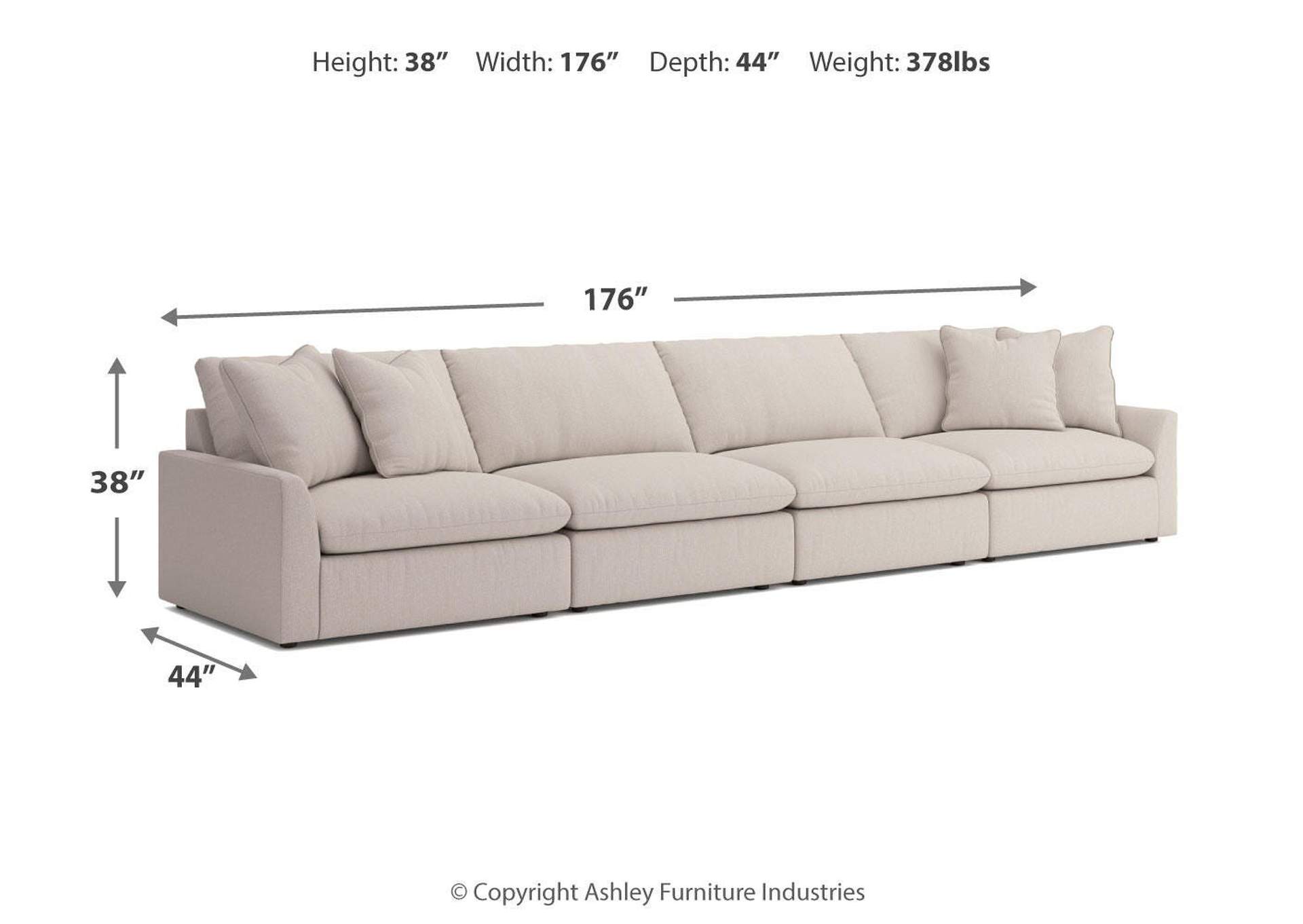 Whitehaven 4-Piece Sectional Sofa image 6