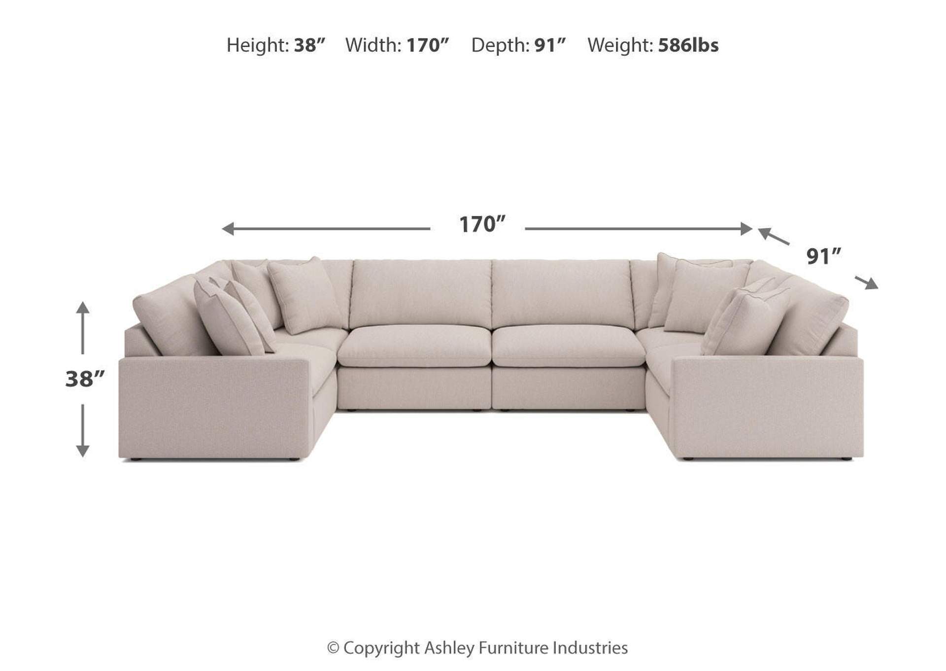 Whitehaven 6-Piece Sectional image 3