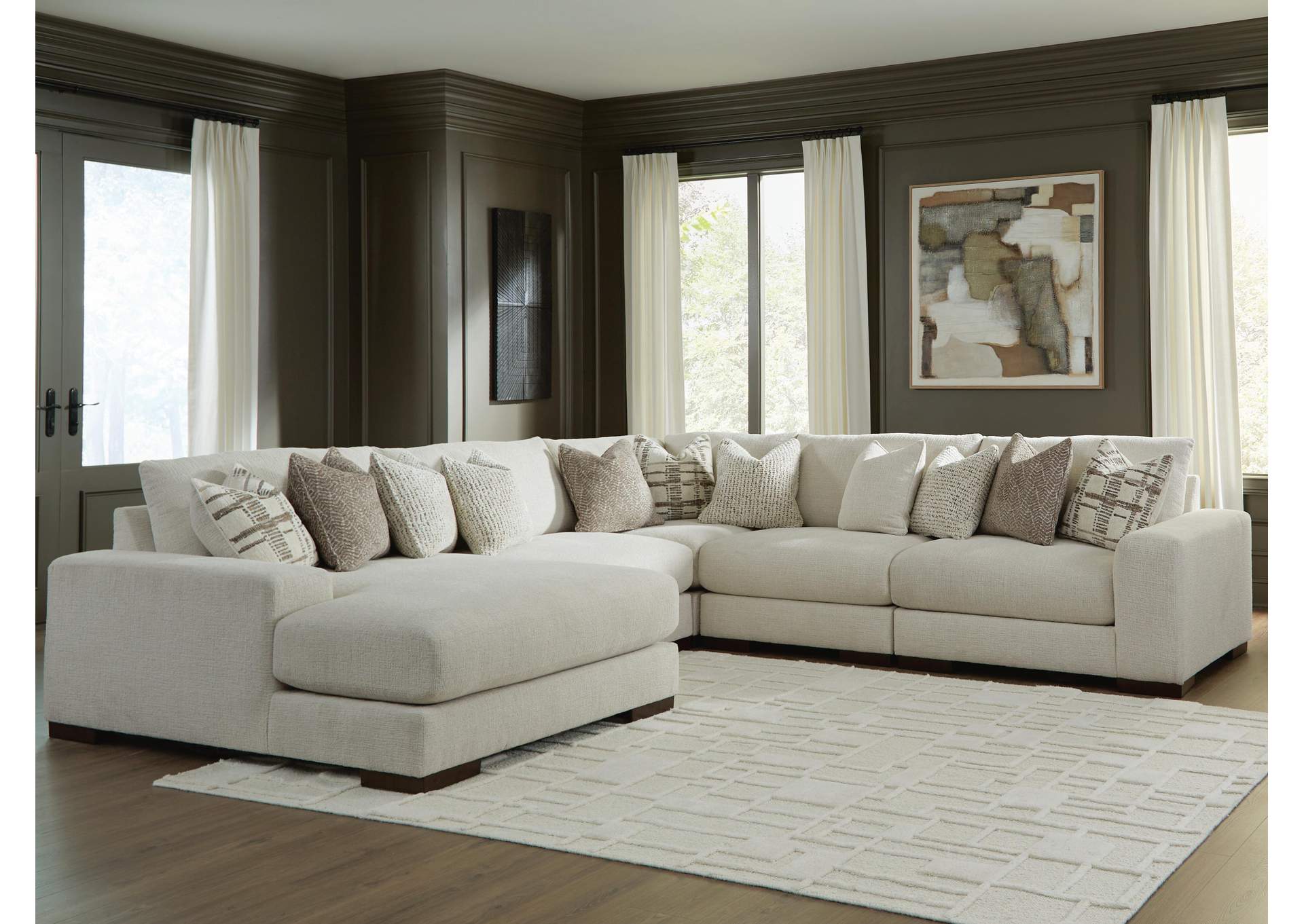 Barrelton 5-Piece Sectional with Chaise image 2