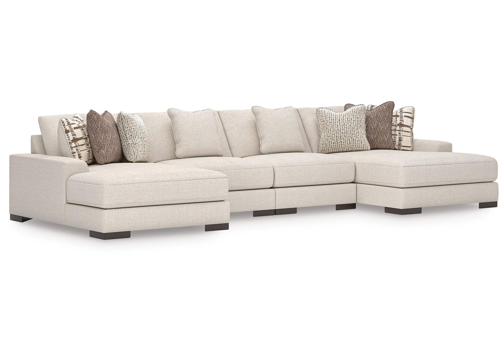 Barrelton 4-Piece Double Chaise Sectional image 1