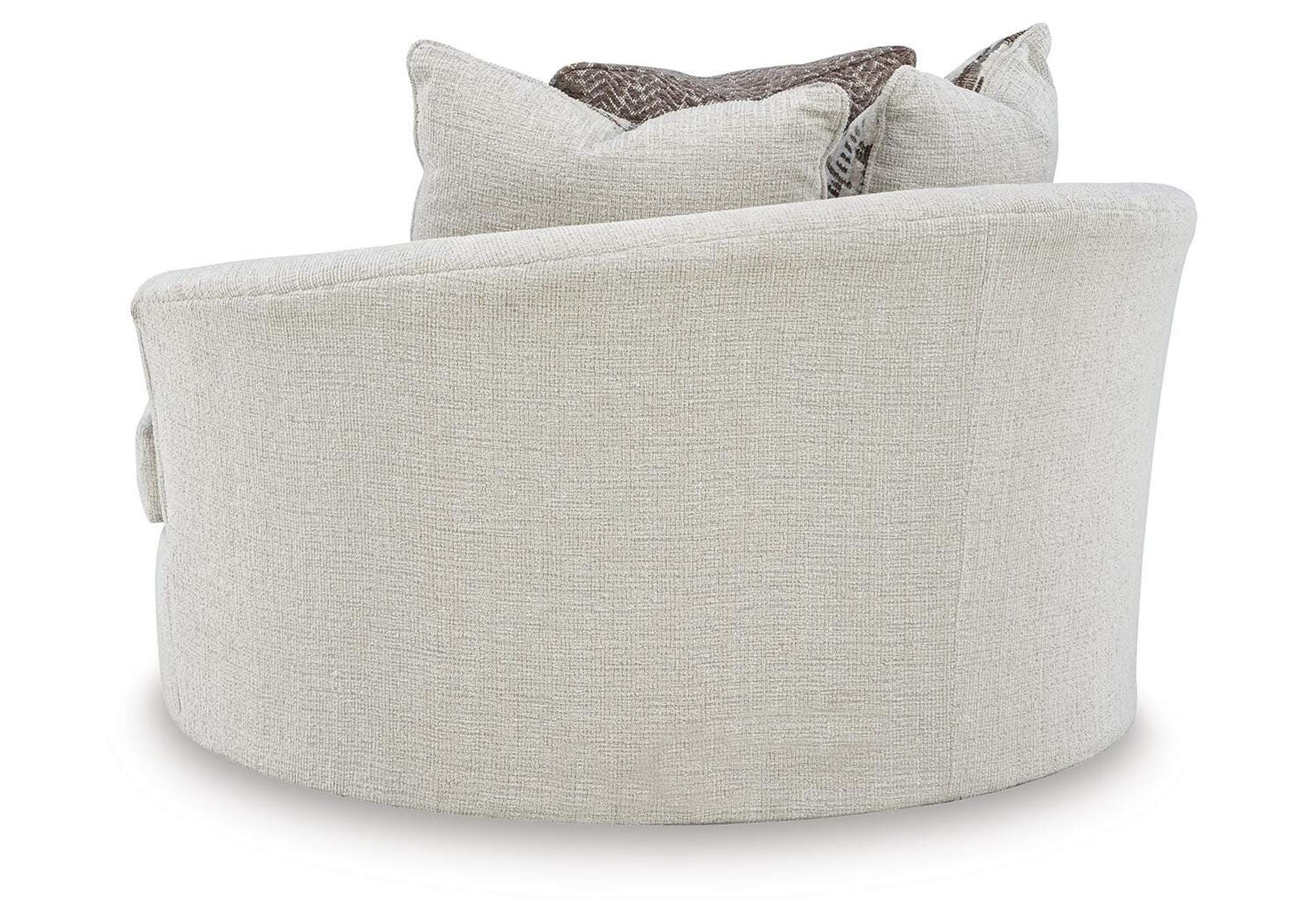 Barrelton Oversized Swivel Accent Chair image 5