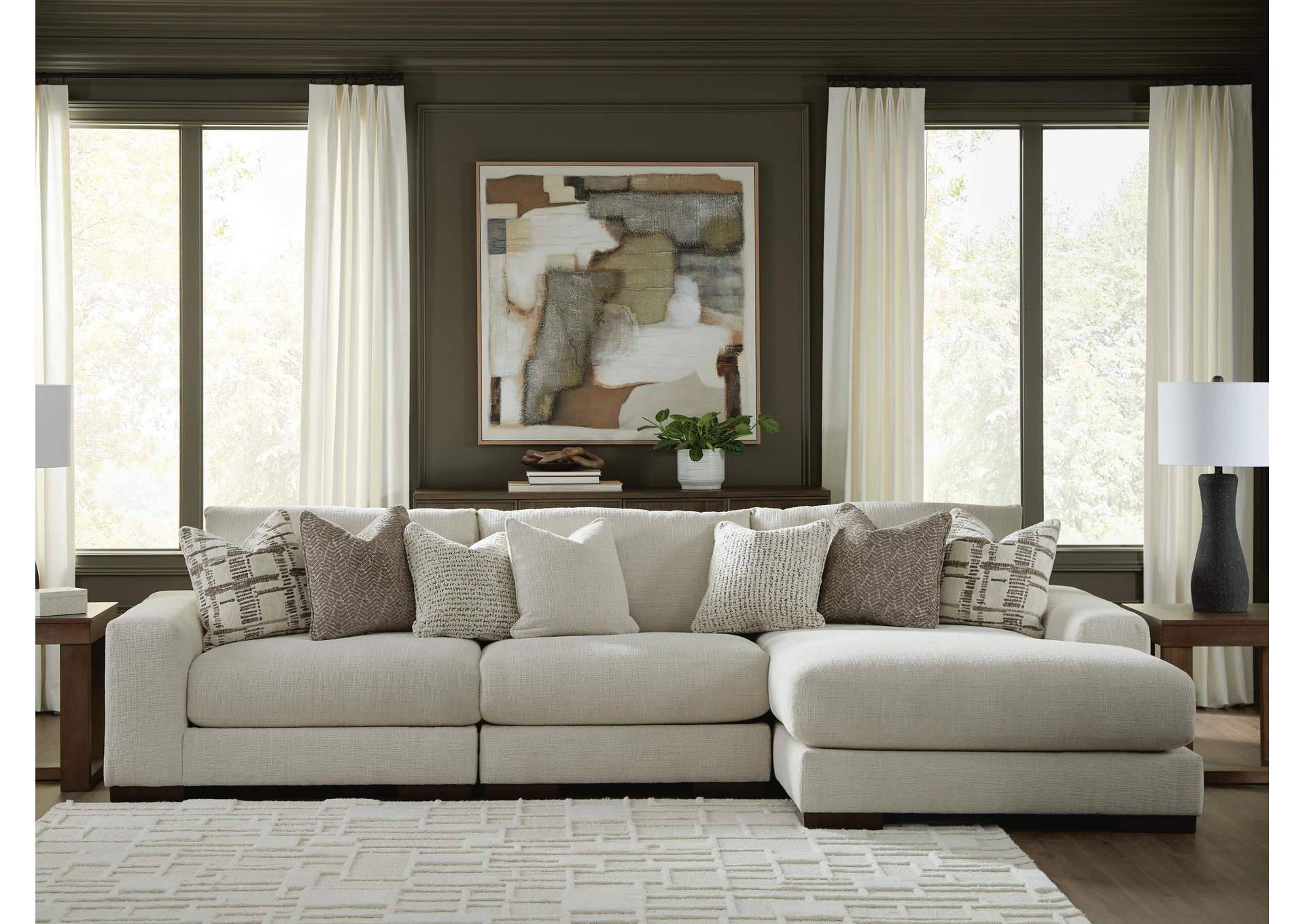 Barrelton 3-Piece Sectional with Chaise image 2