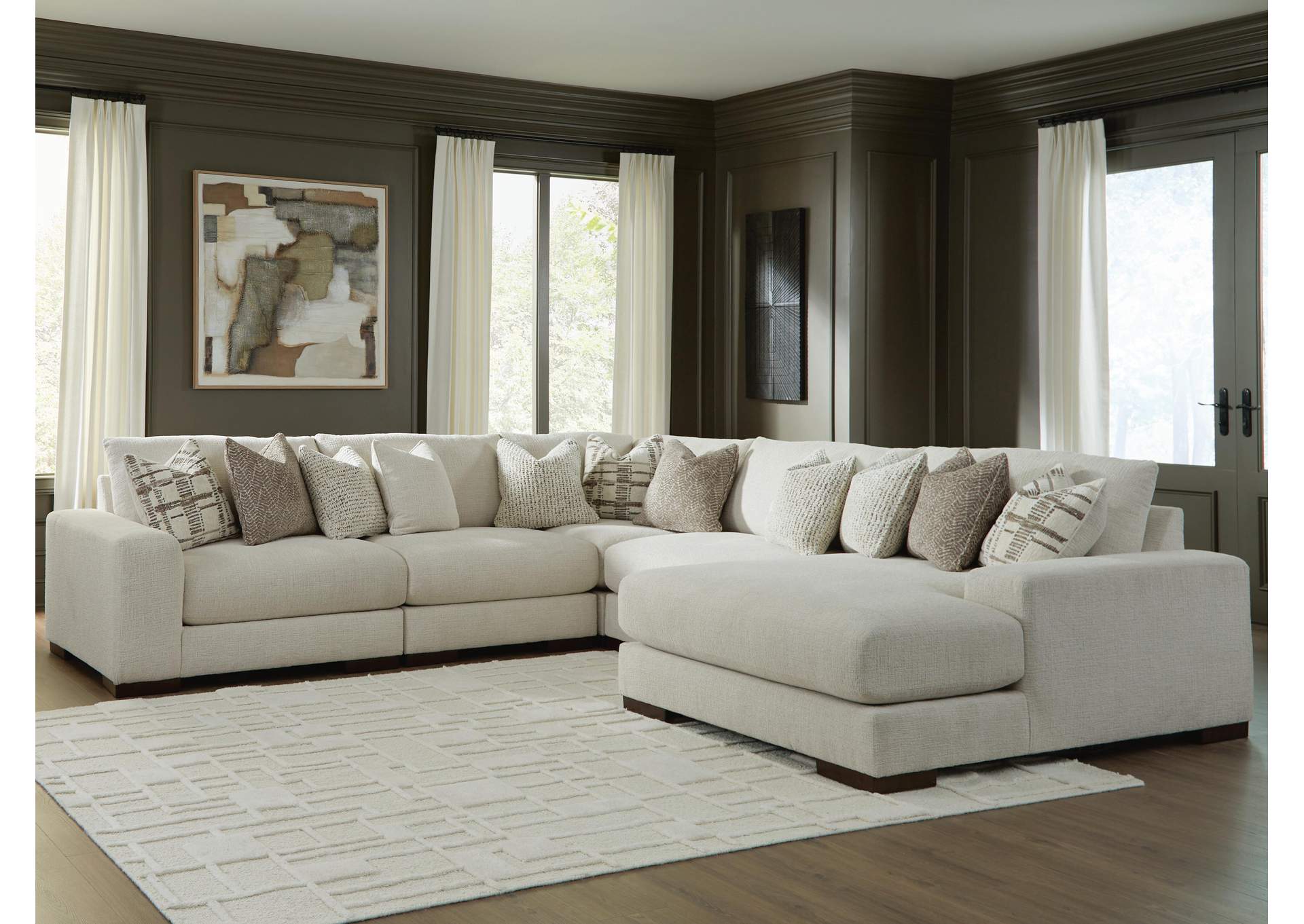 Barrelton 5-Piece Sectional with Chaise image 2