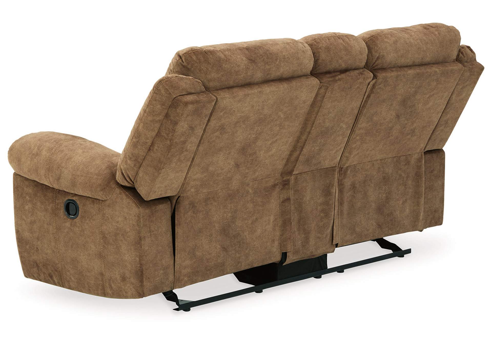 HuddleUp Glider Reclining Loveseat with Console