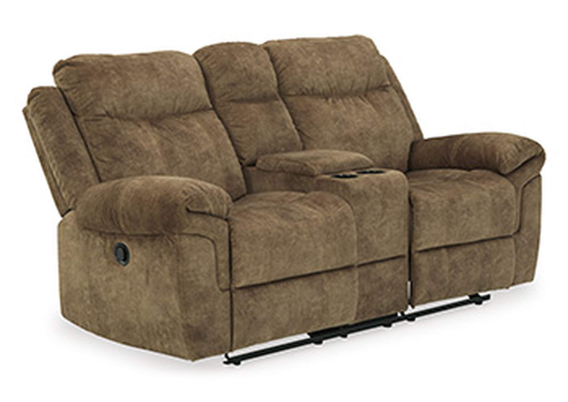 HuddleUp Glider Reclining Loveseat with Console