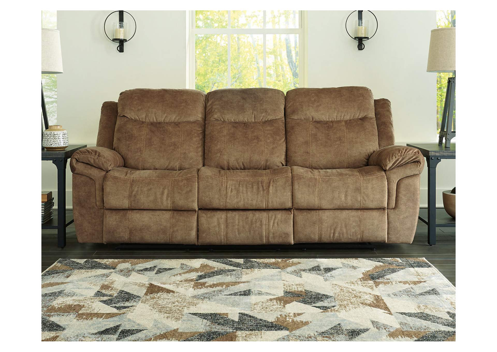 Huddle-Up Reclining Sofa with Drop Down Table image 2