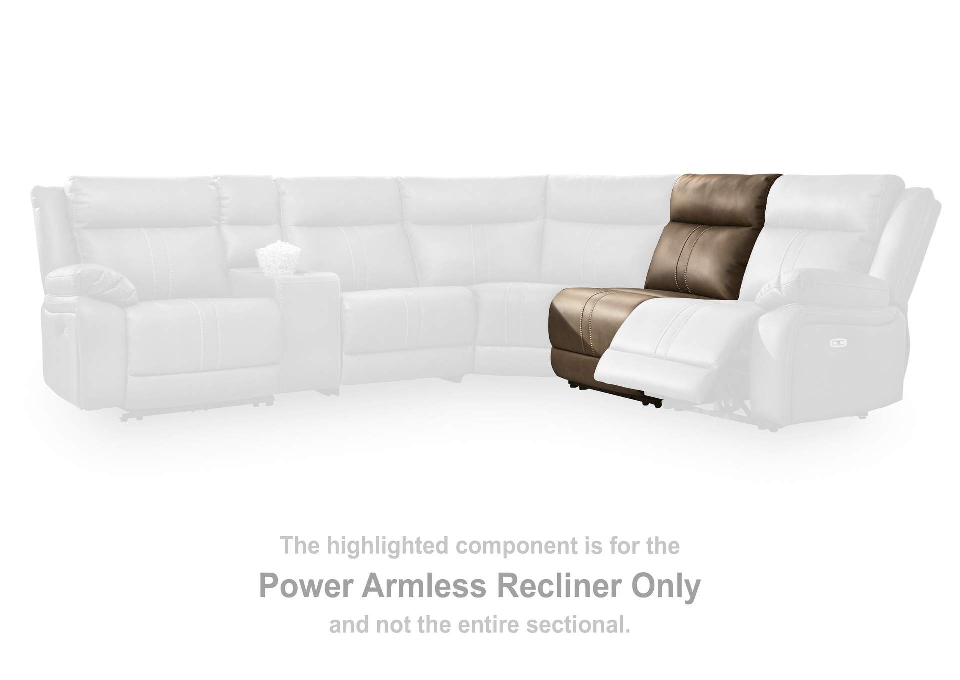 Max-Momentum 7-Piece Power Reclining Sectional with Audio Consoles image 8