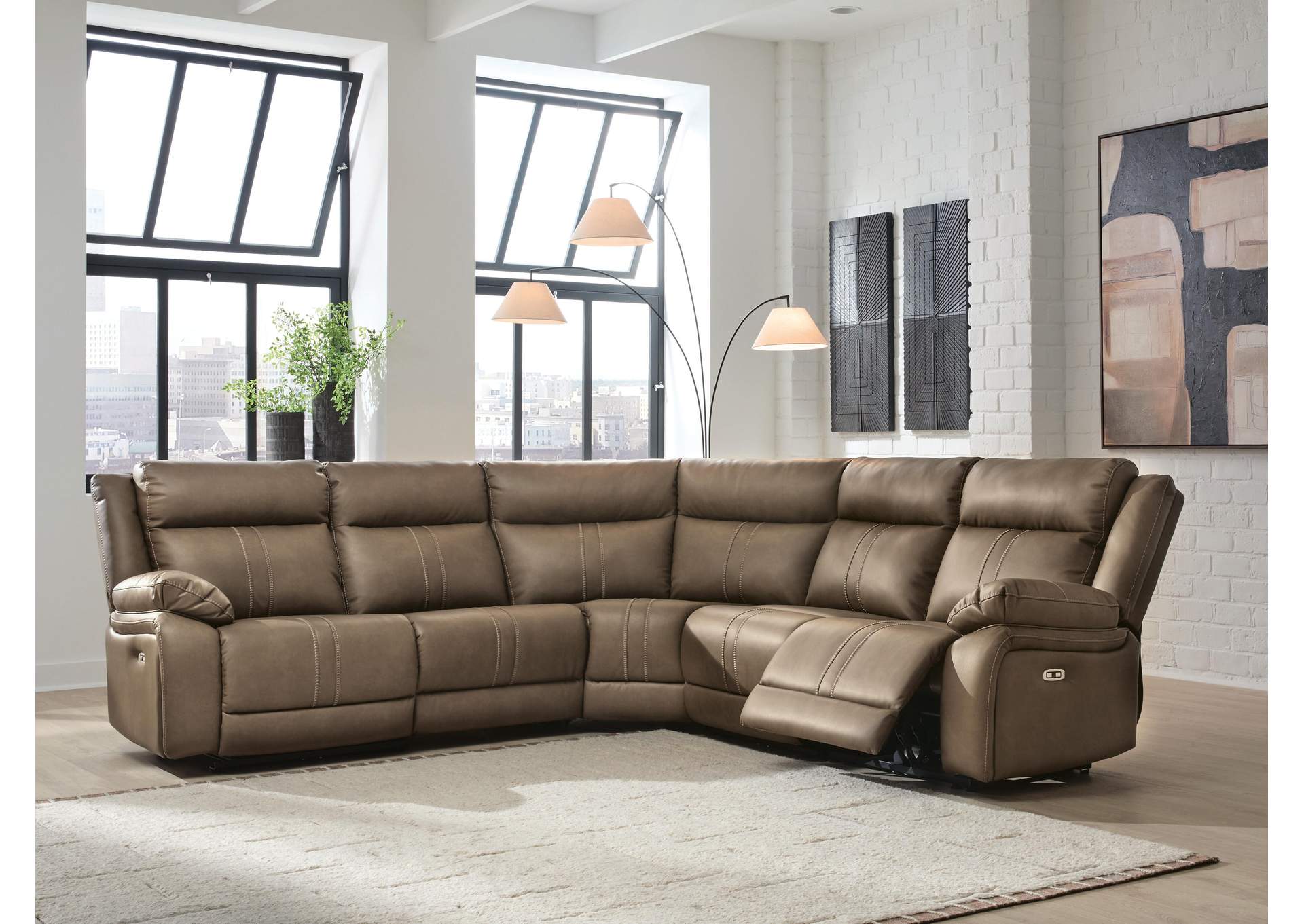 Max-Momentum 5-Piece Power Reclining Sectional image 2