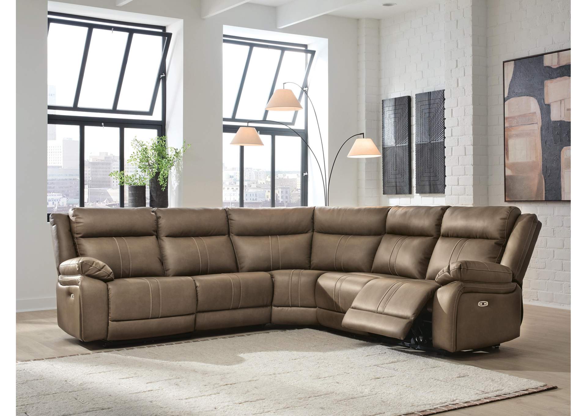 Max-Momentum 5-Piece Power Reclining Sectional image 2