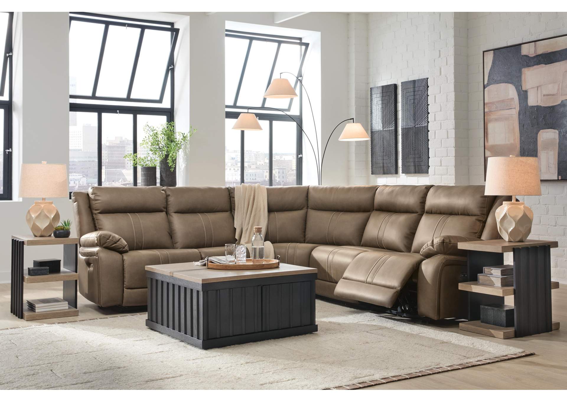 Max-Momentum 5-Piece Power Reclining Sectional image 2