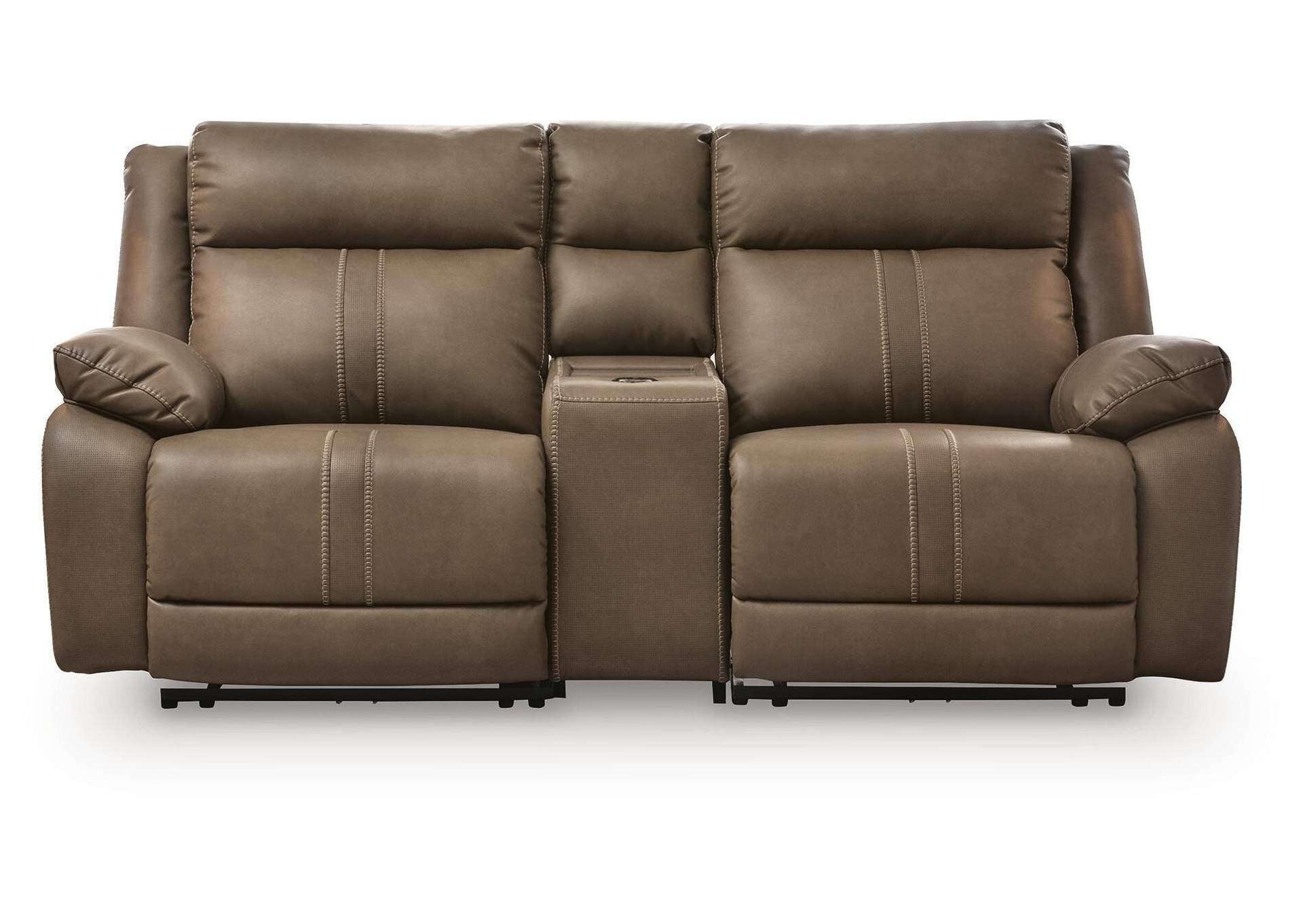Max-Momentum 3-Piece Power Reclining Sectional Loveseat with Audio Console image 1