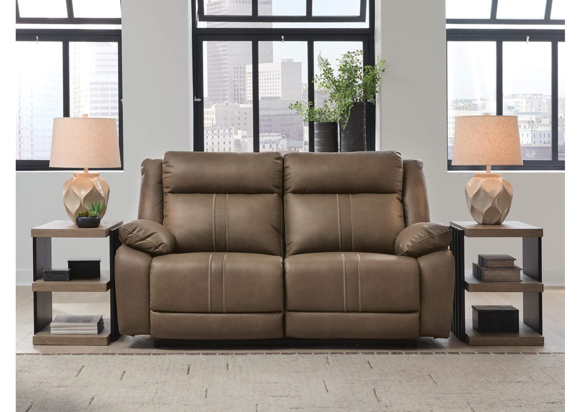 Max-Momentum 2-Piece Power Reclining Sectional Loveseat image 1
