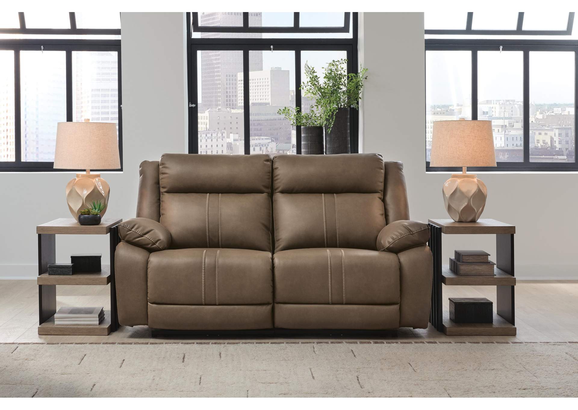 Max-Momentum 2-Piece Power Reclining Sectional Loveseat image 1