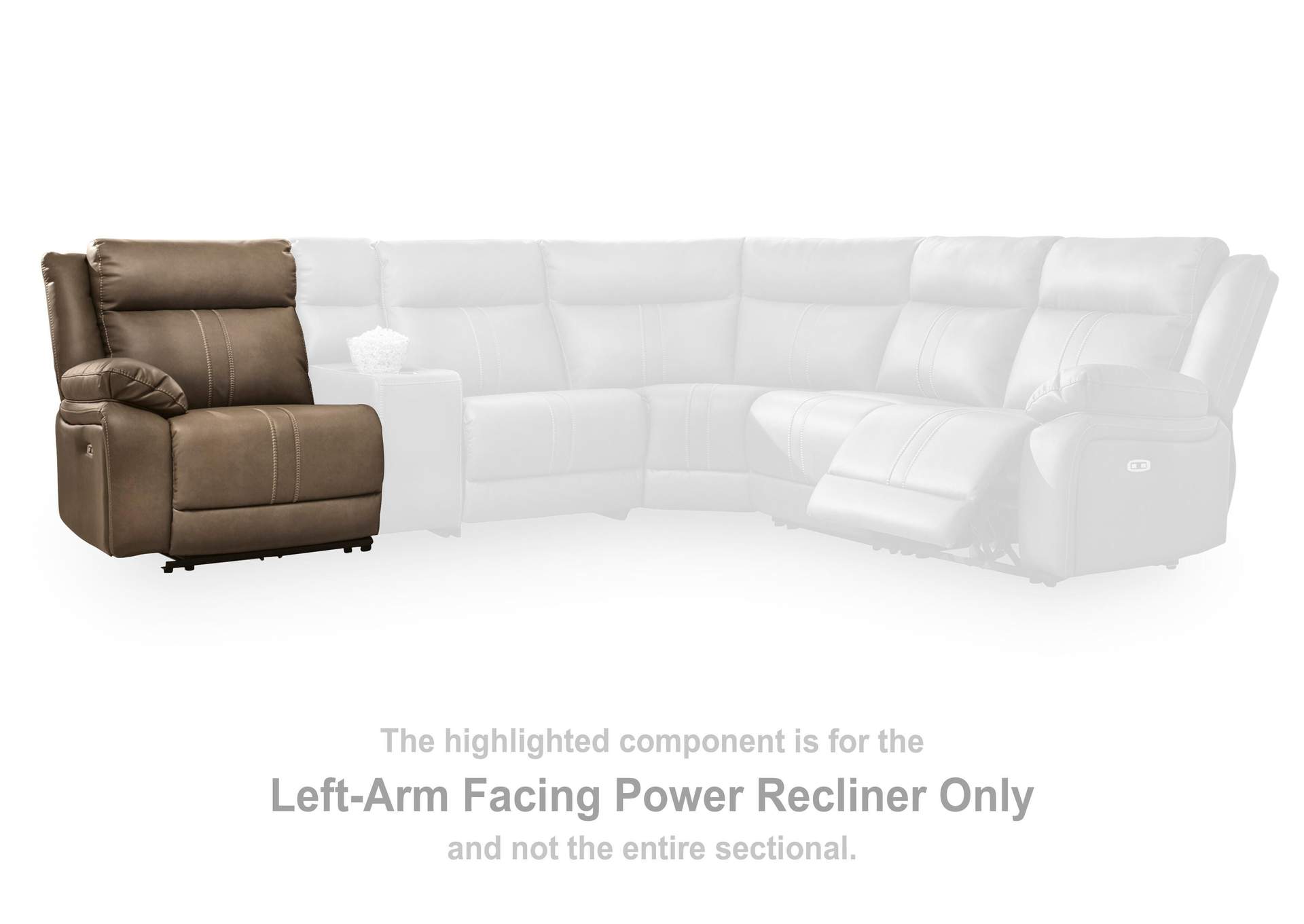 Max-Momentum 7-Piece Power Reclining Sectional with Audio Consoles image 9