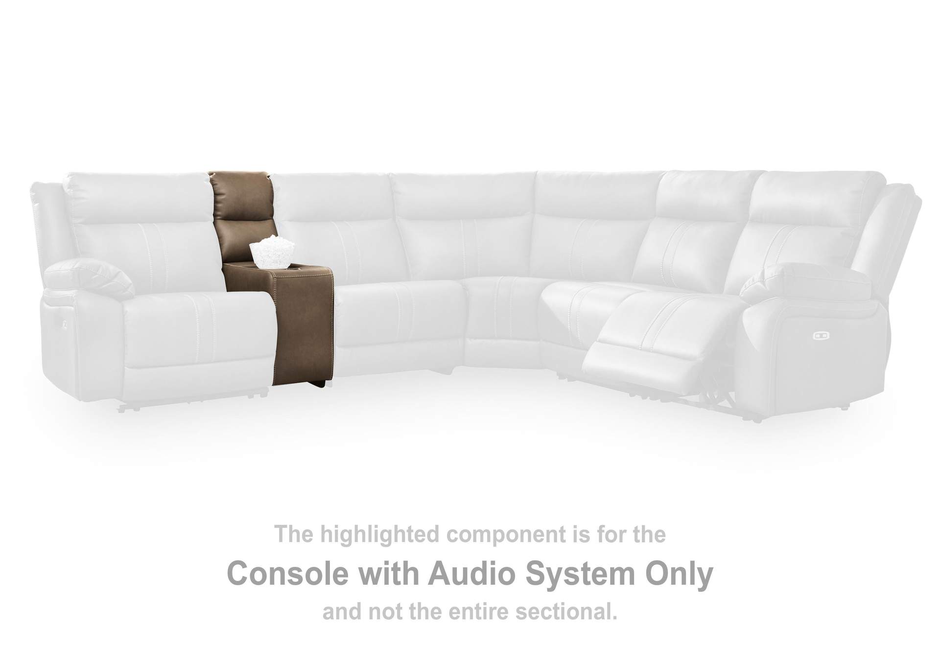 Max-Momentum 7-Piece Power Reclining Sectional with Audio Consoles image 10
