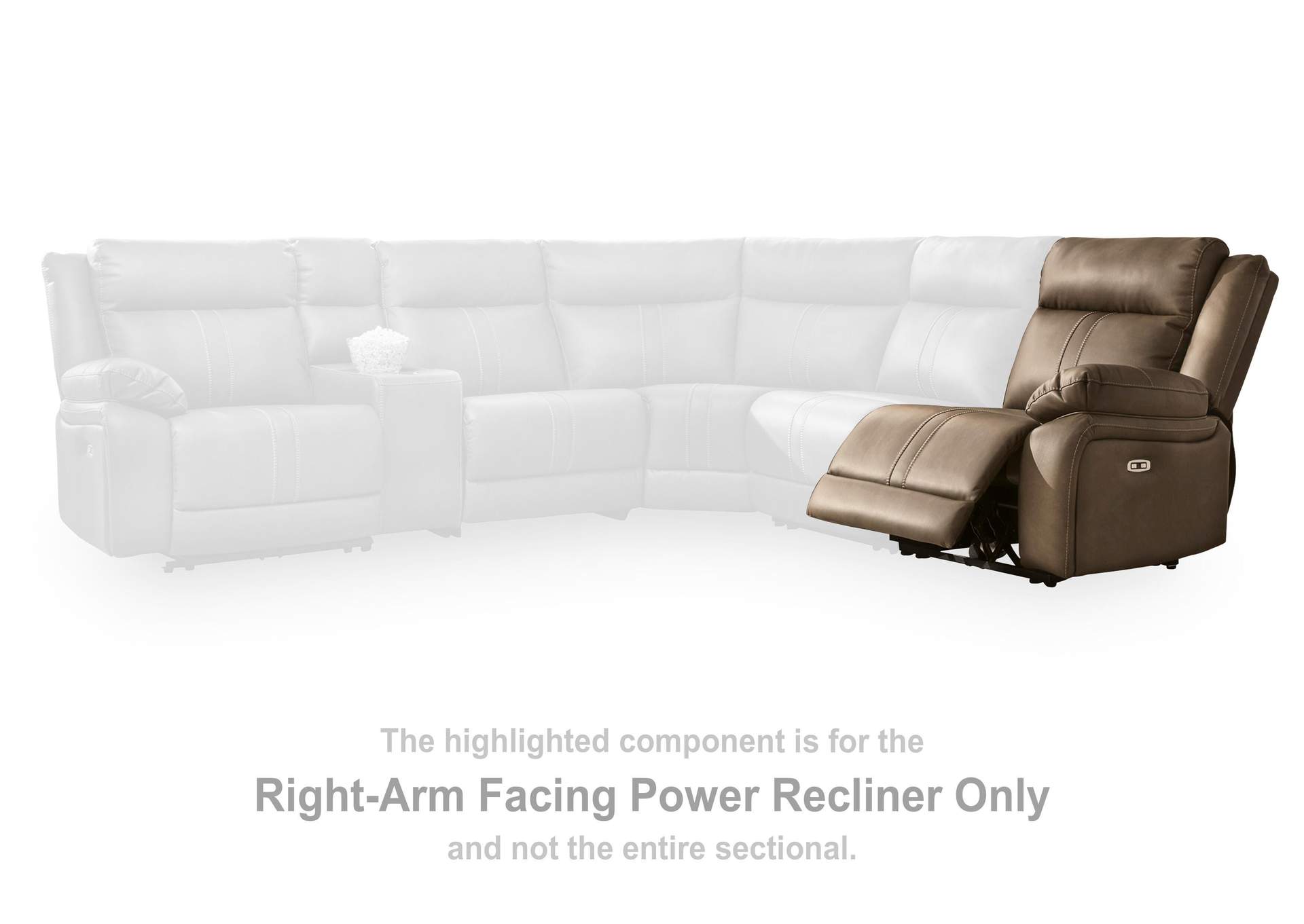 Max-Momentum 7-Piece Power Reclining Sectional with Audio Consoles image 11