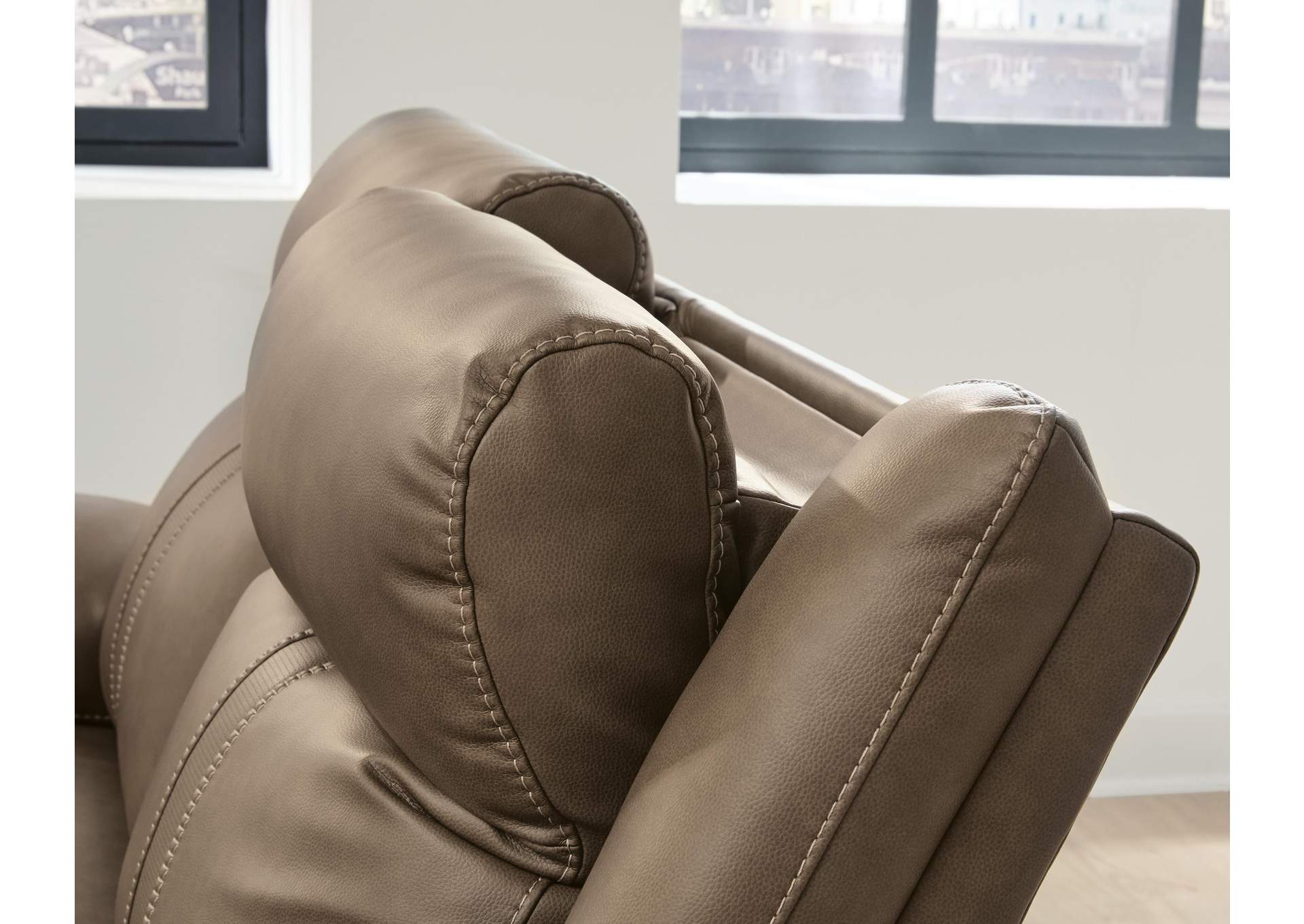 Max-Momentum 7-Piece Power Reclining Sectional with Audio Consoles image 3