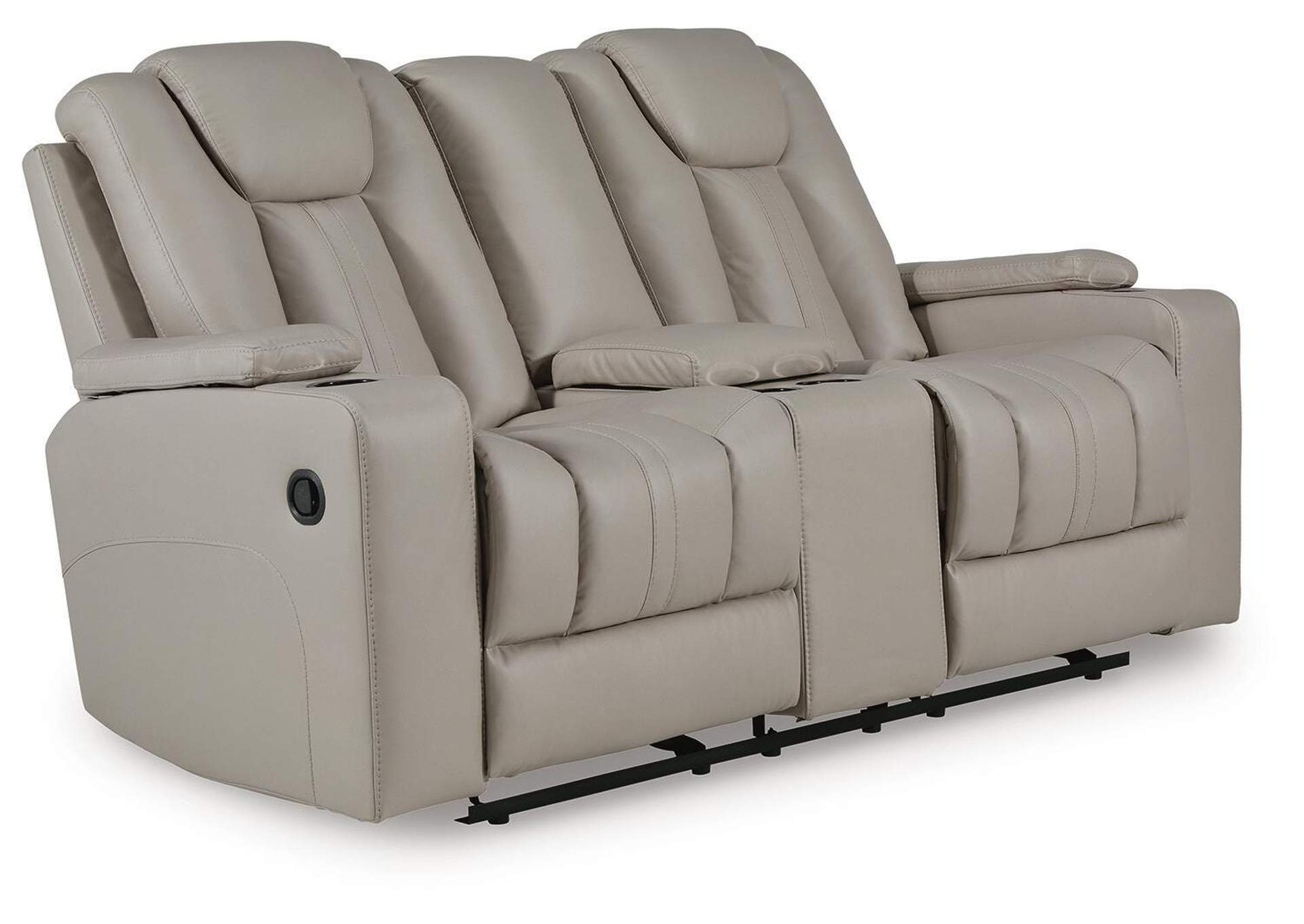 Elevate Edges Glider Reclining Loveseat with Console image 2