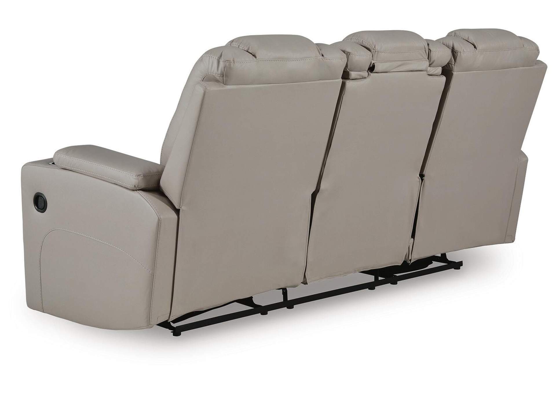Elevate Edges Reclining Sofa with Drop Down Table image 5