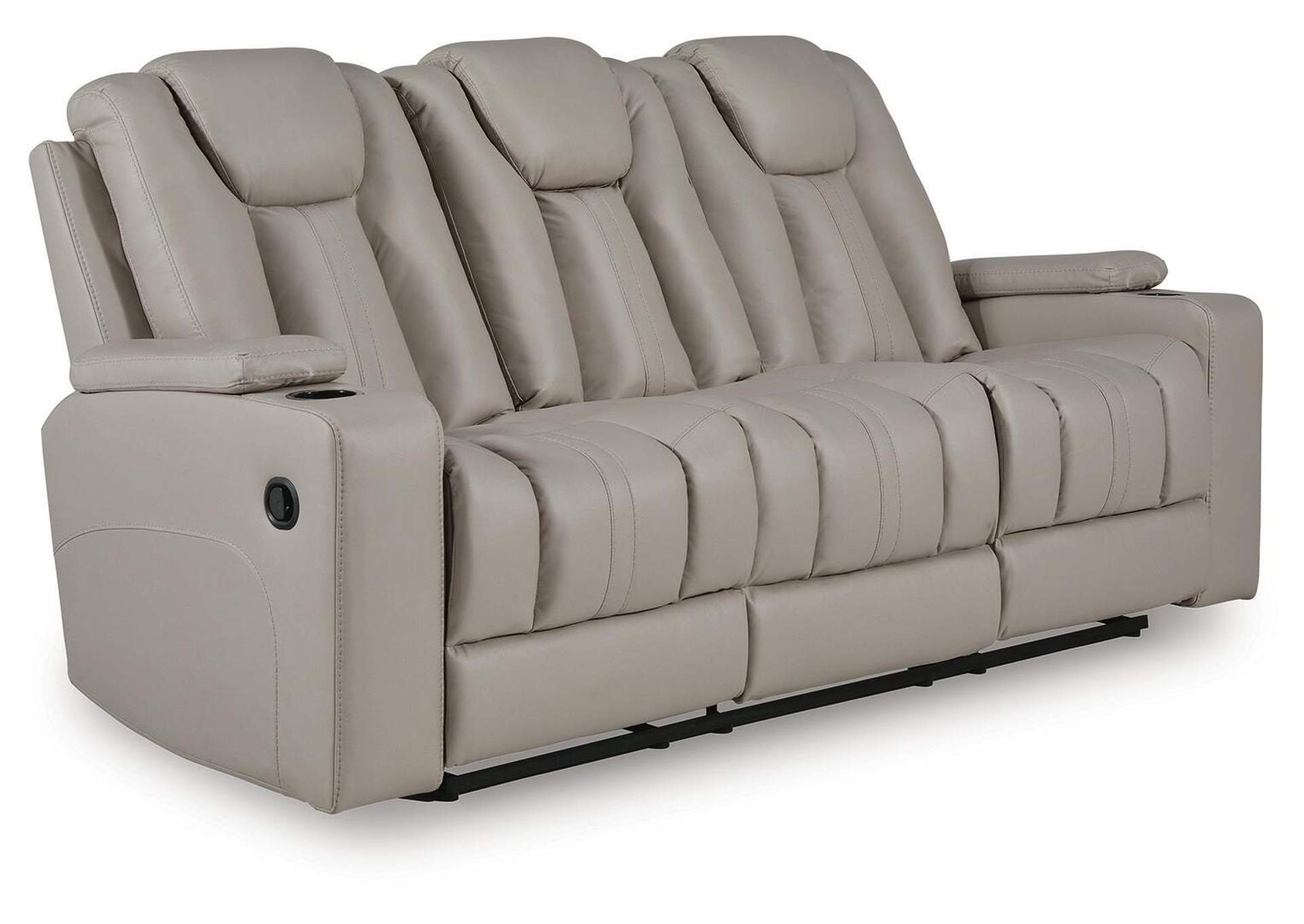 Elevate Edges Reclining Sofa with Drop Down Table image 2