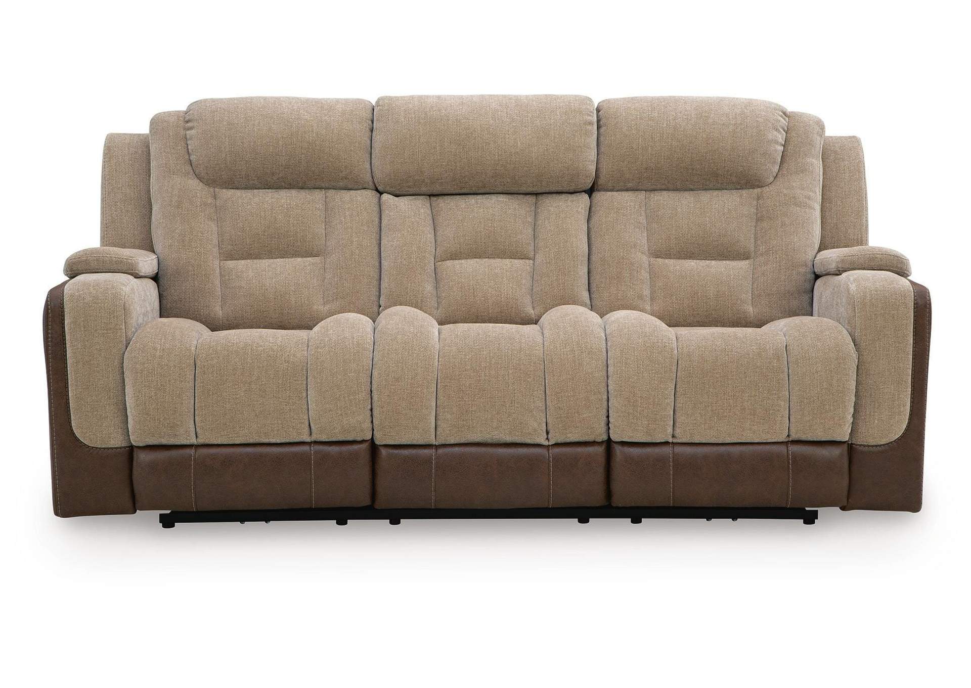 Mixed Motion Power Reclining Sofa image 1