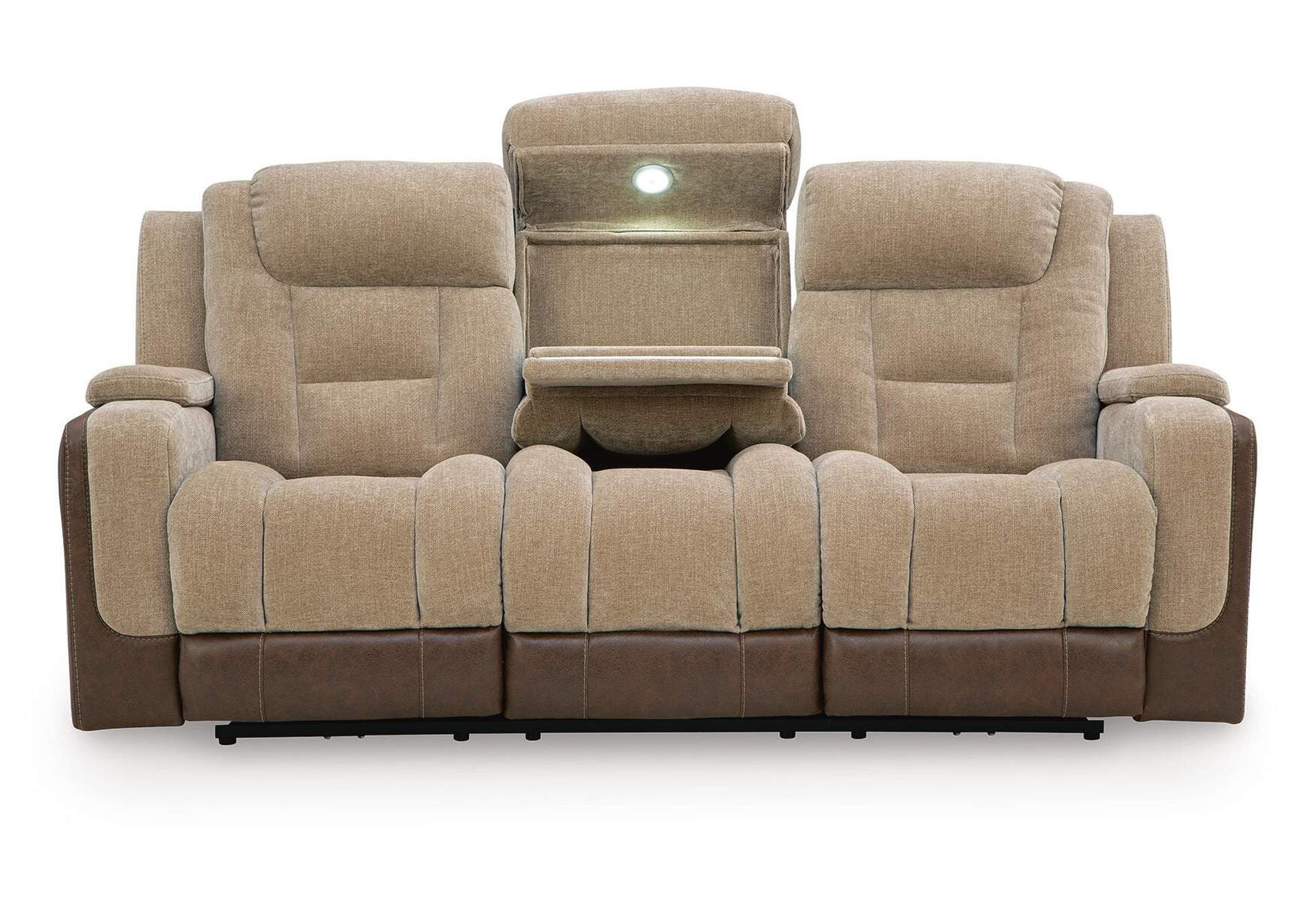 Mixed Motion Power Reclining Sofa image 4