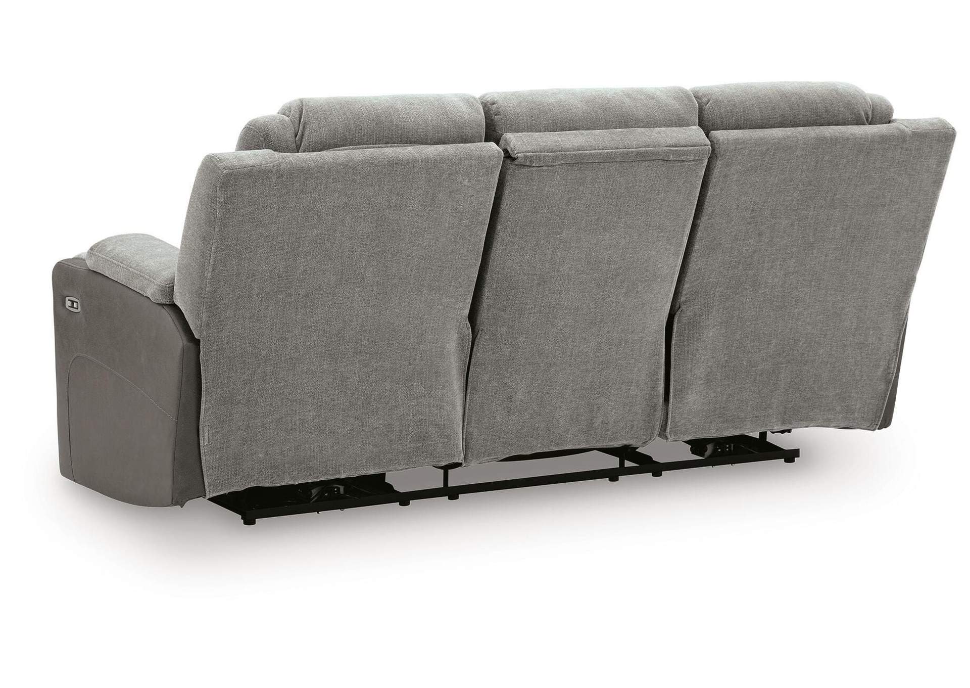 Mixed Motion Power Reclining Sofa image 6