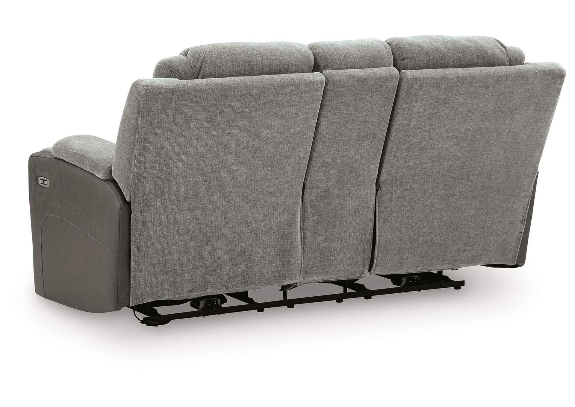 Mixed Motion Power Reclining Loveseat with Console image 5