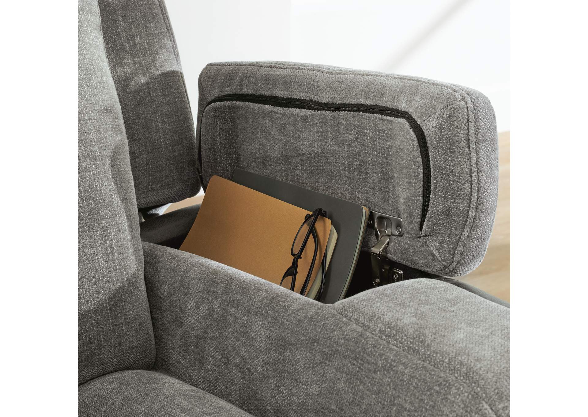 Mixed Motion Power Reclining Loveseat with Console image 7