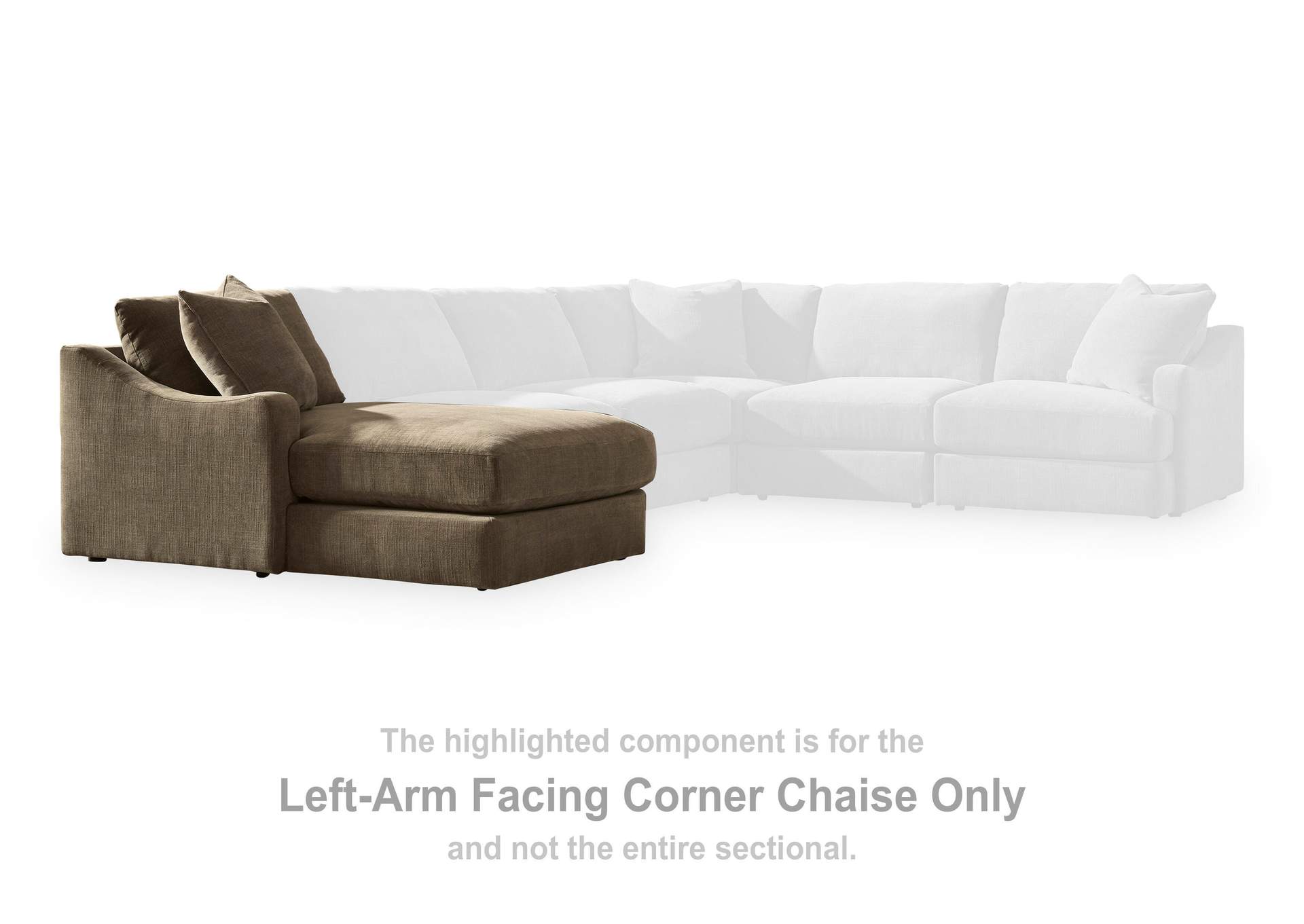 Ella Grove 5-Piece Sectional with Chaise image 2