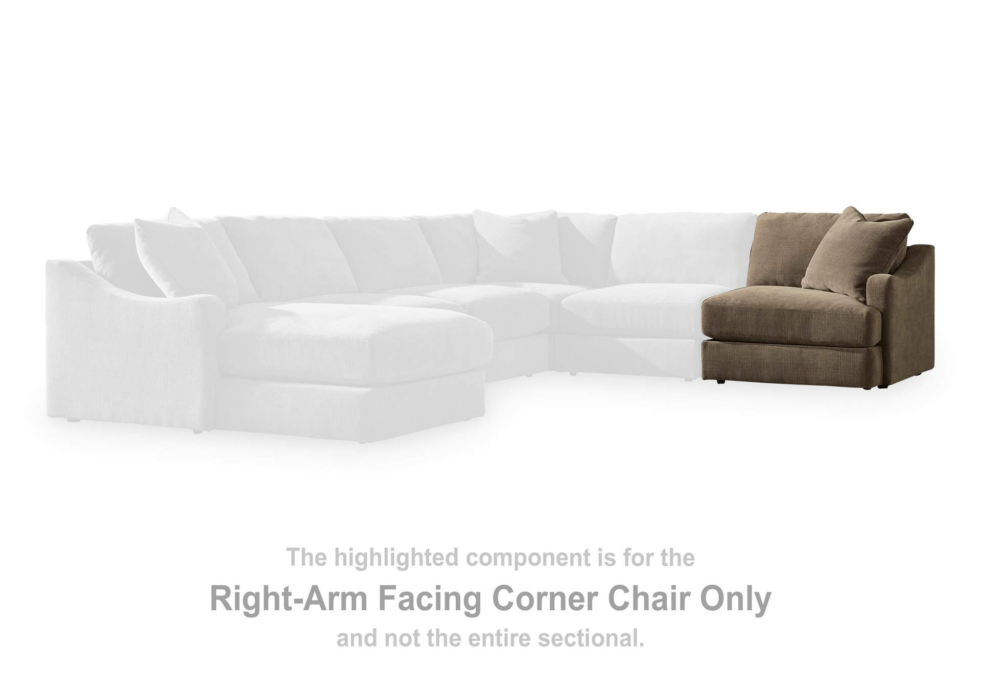 Ella Grove 5-Piece Sectional with Chaise image 4