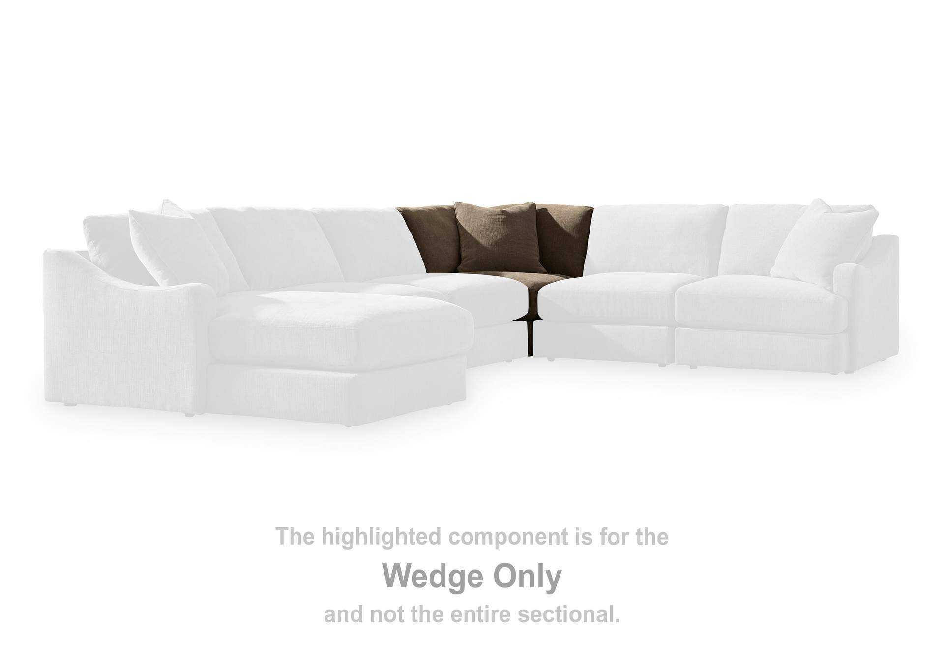Ella Grove 5-Piece Sectional with Chaise image 5