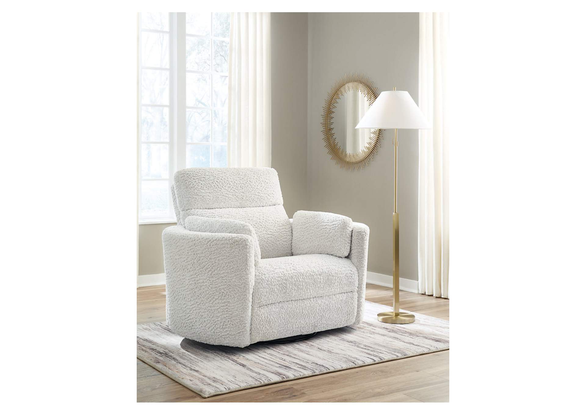 Gosaldo Swivel Power Glider Recliner image 2