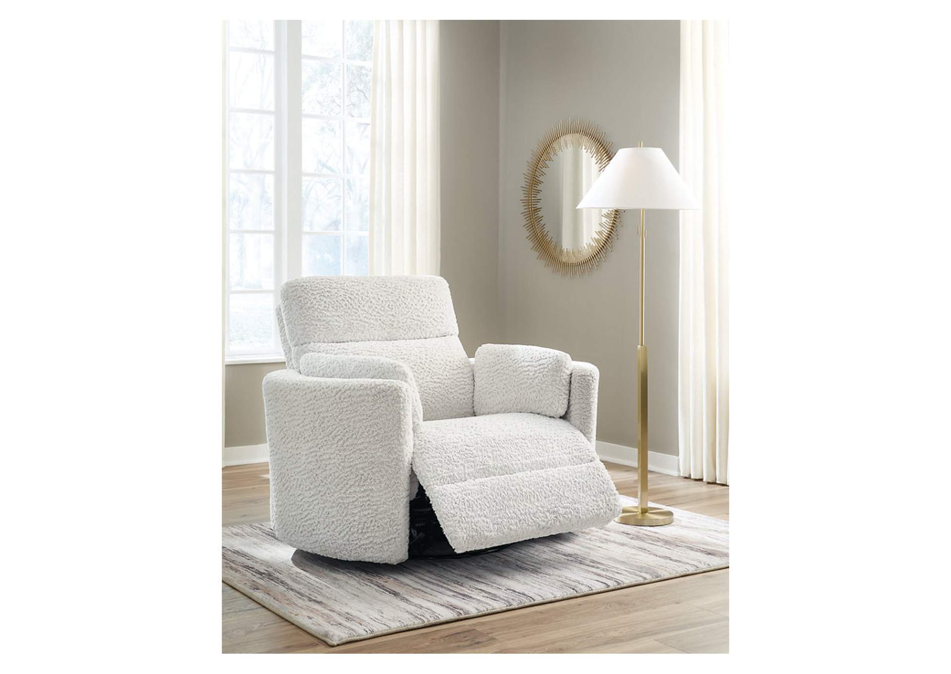 Gosaldo Swivel Power Glider Recliner image 6