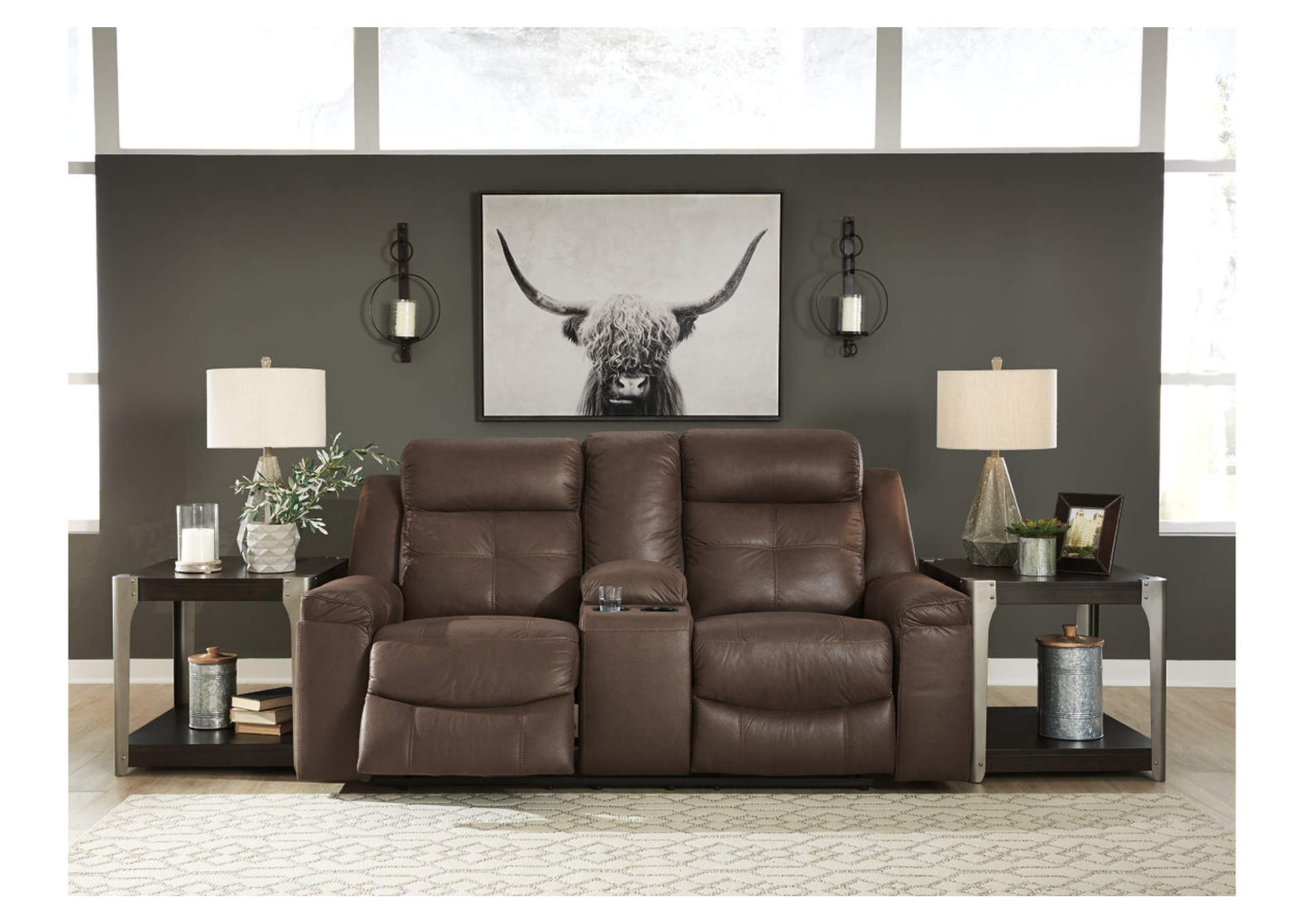 Jesolo Reclining Loveseat with Console