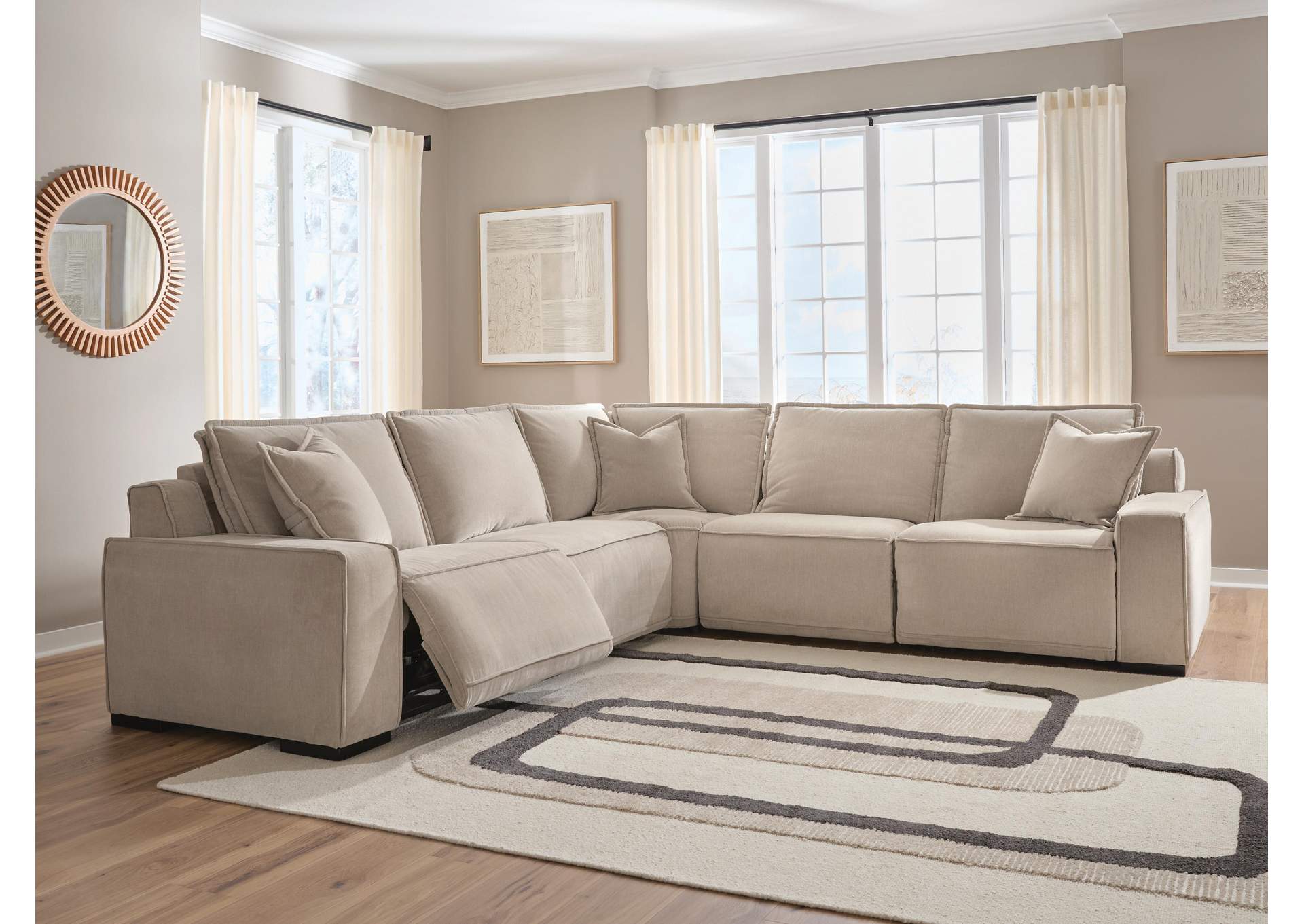 Carceri 5-Piece Power Sectional Reclining Sofa image 2
