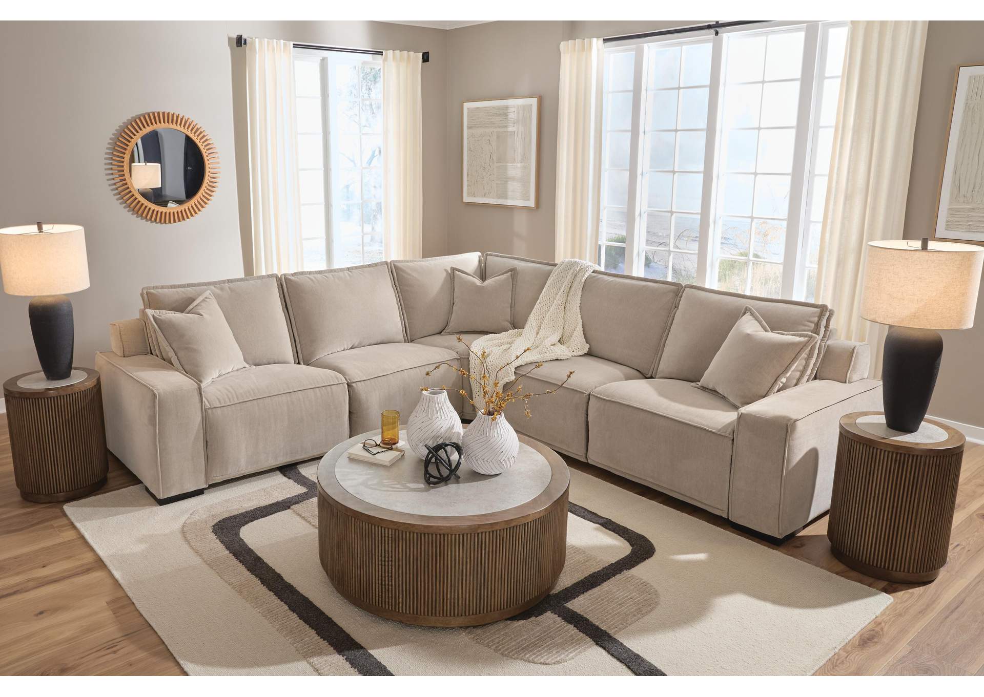 Carceri 5-Piece Power Sectional Reclining Sofa image 8