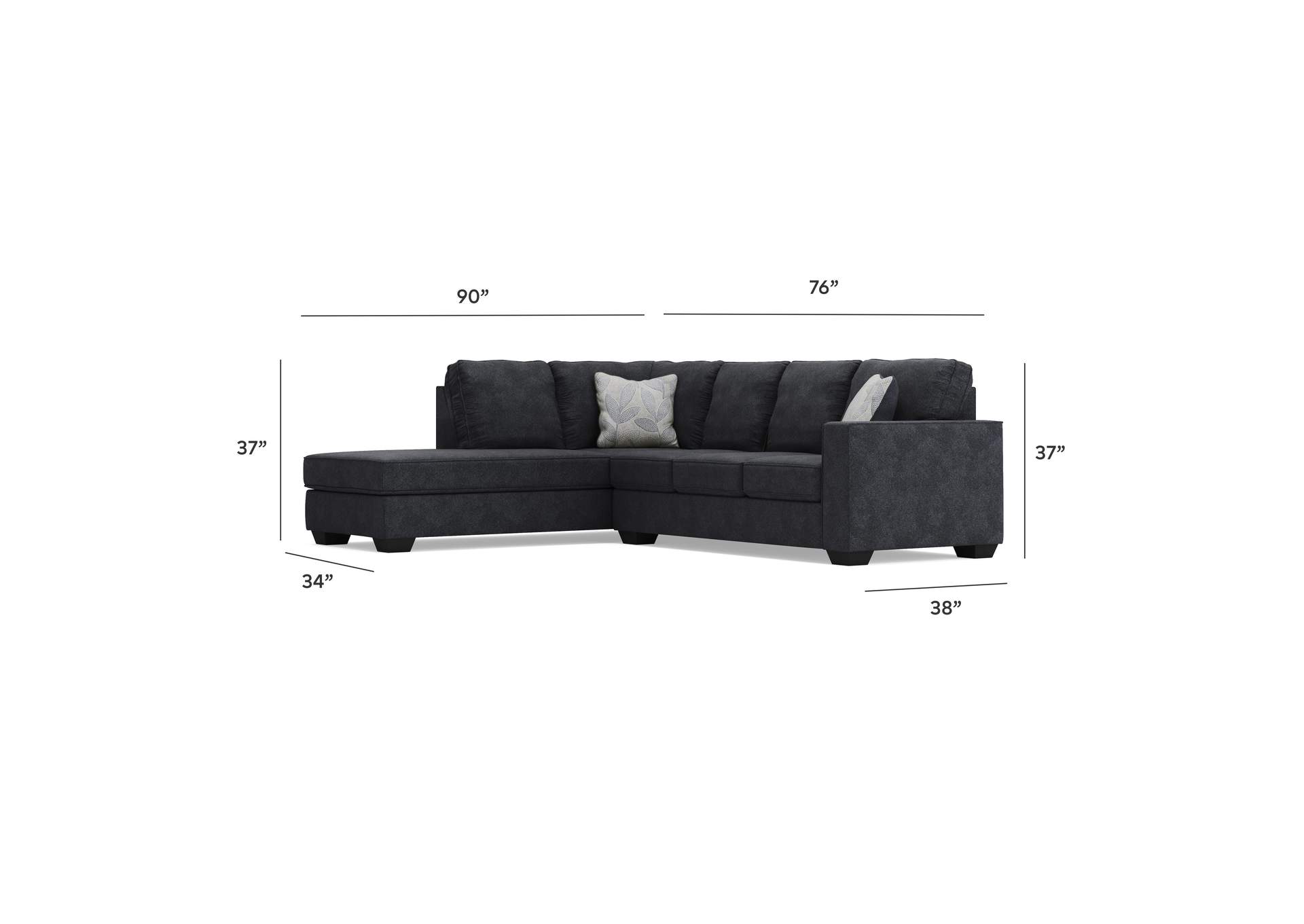 Altari 2-Piece Sleeper Sectional with Chaise image 13