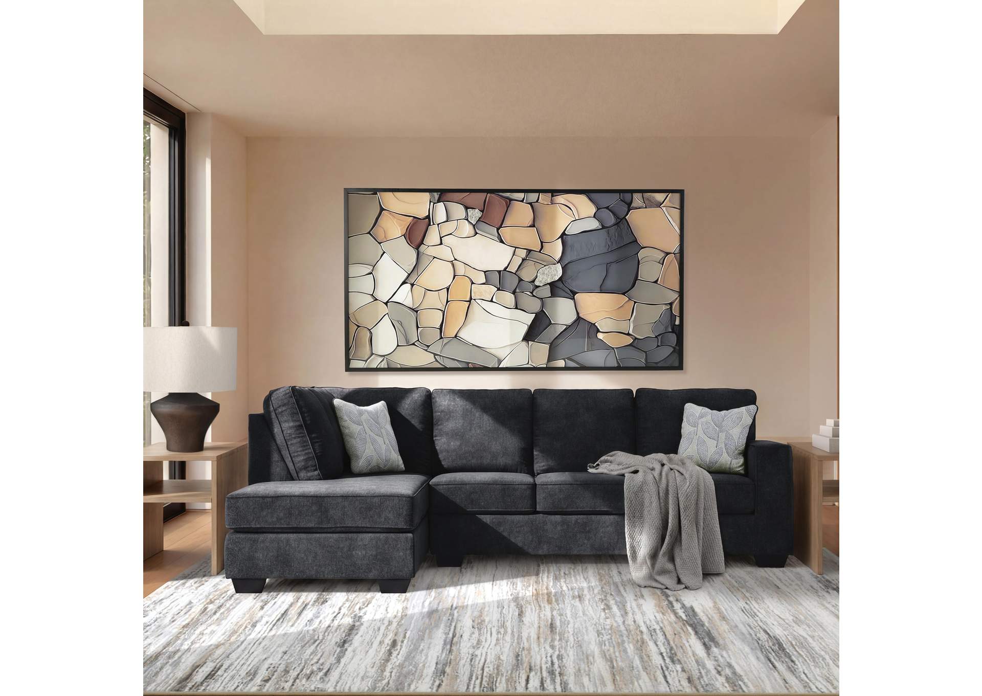 Altari 2-Piece Sleeper Sectional with Chaise image 2