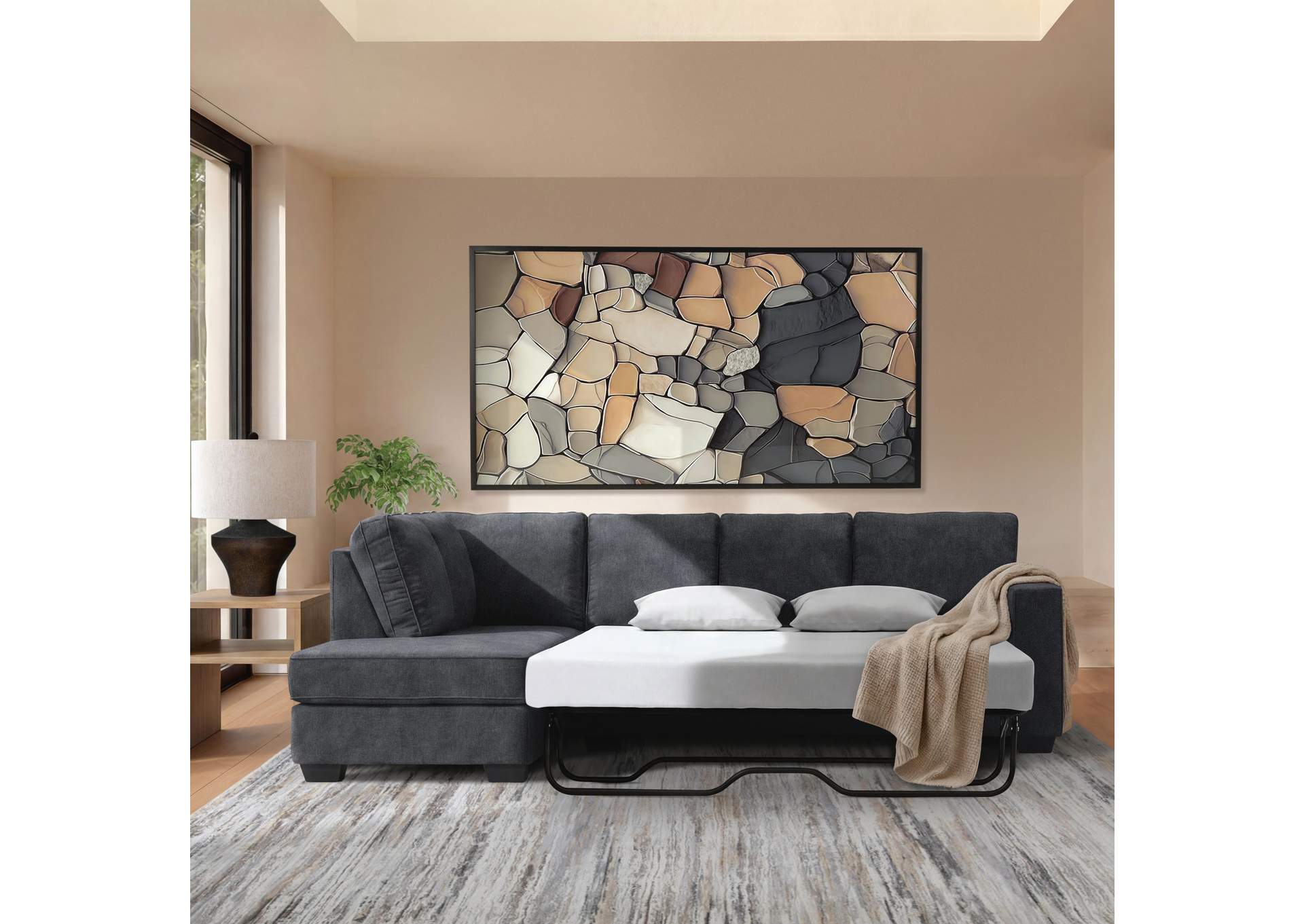 Altari 2-Piece Sleeper Sectional with Chaise image 5