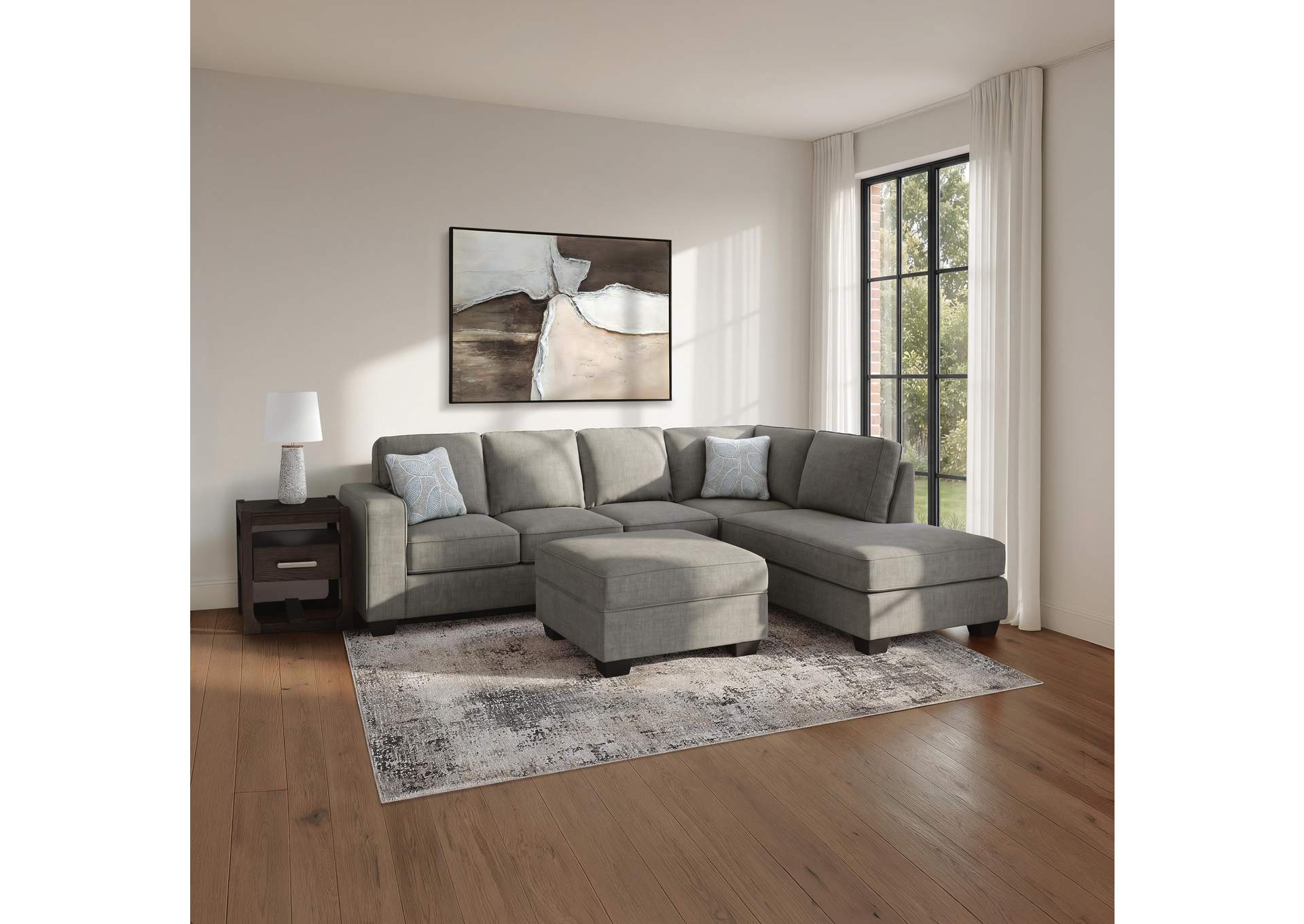 Altari 2-Piece Sleeper Sectional and Ottoman image 5