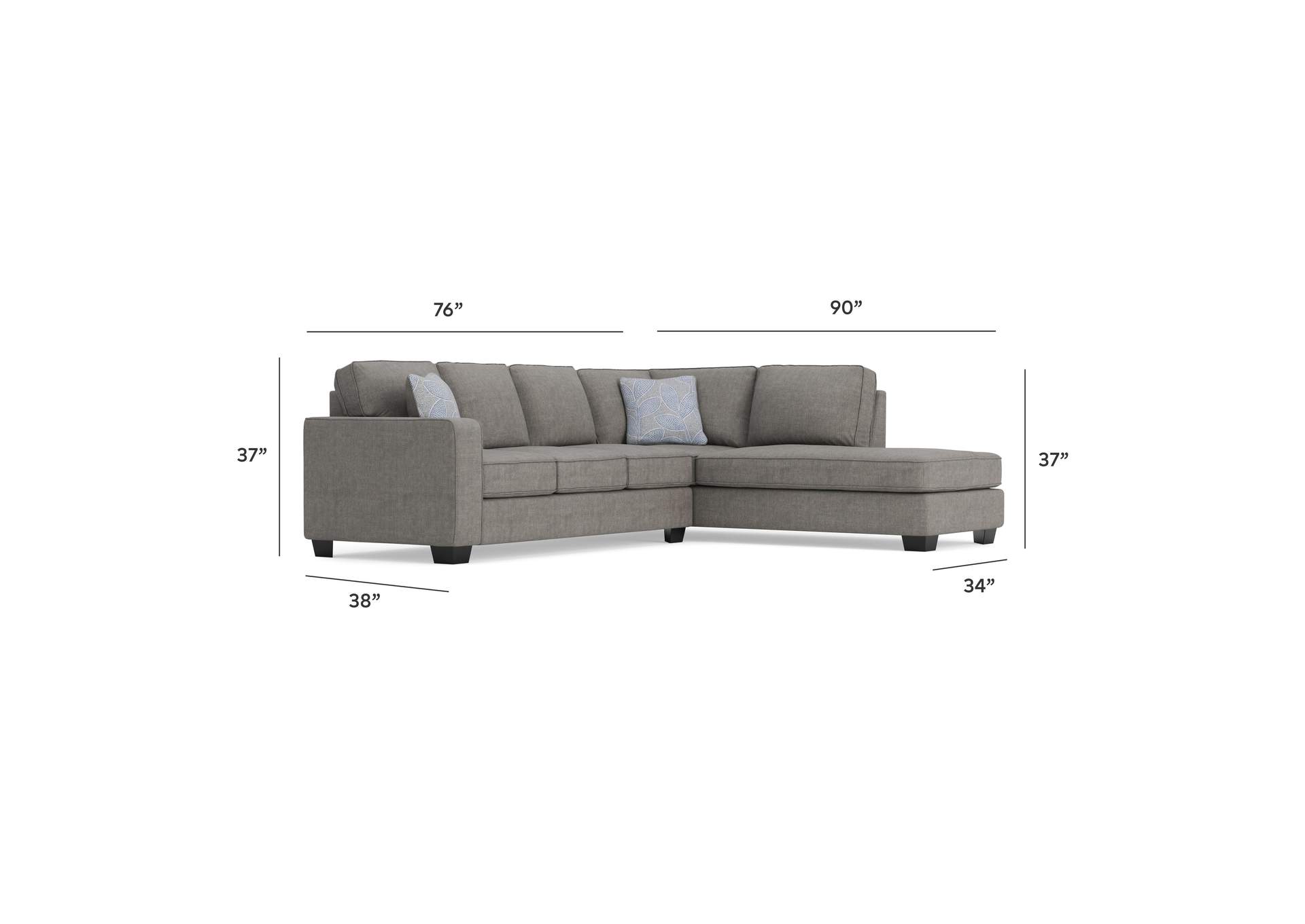 Altari 2-Piece Sleeper Sectional with Chaise image 11