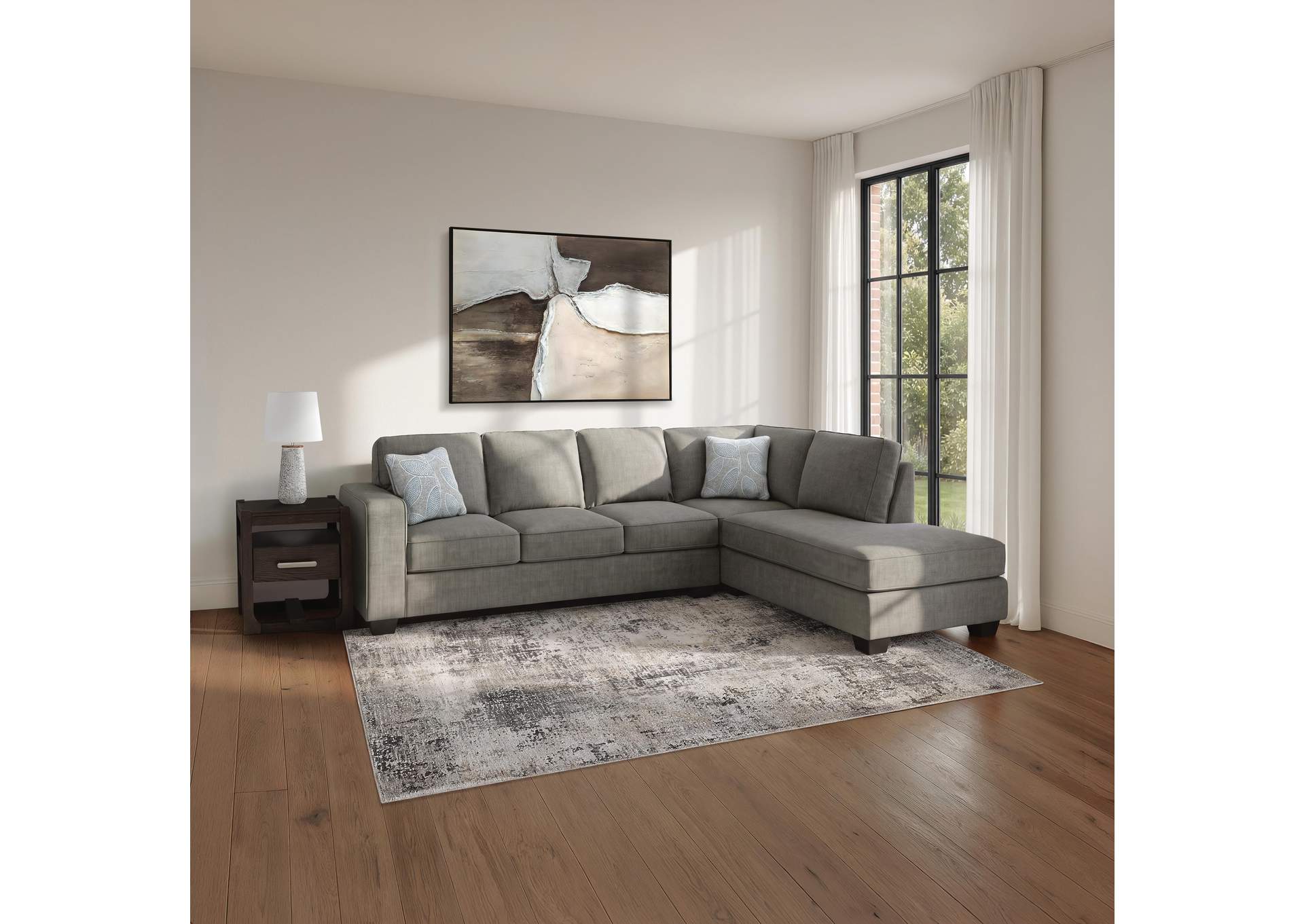 Altari 2-Piece Sleeper Sectional with Chaise image 2