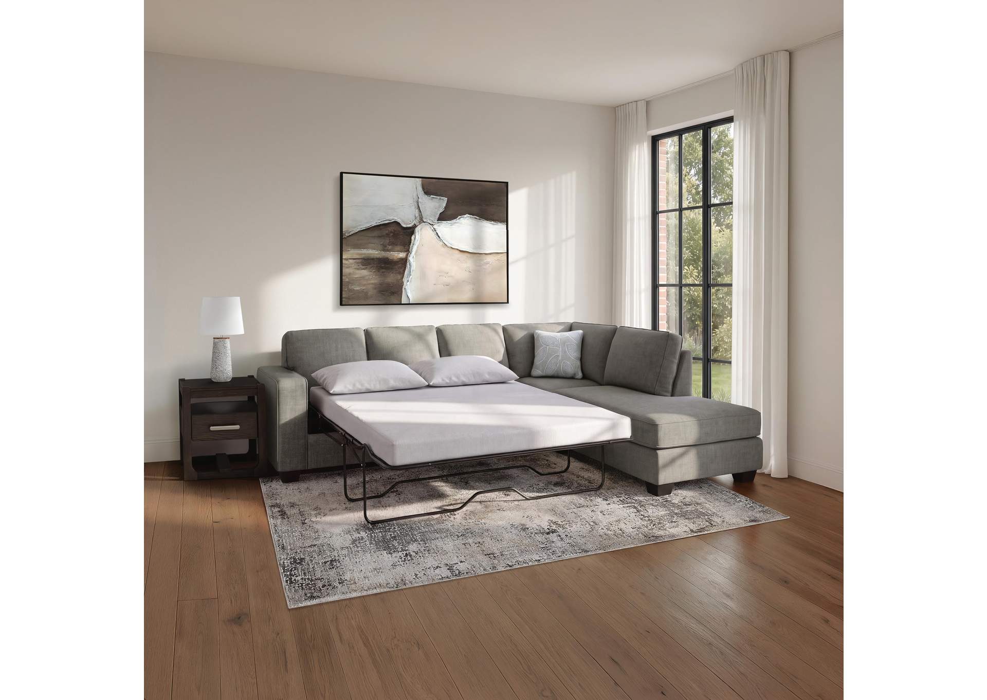 Altari 2-Piece Sleeper Sectional with Chaise image 7