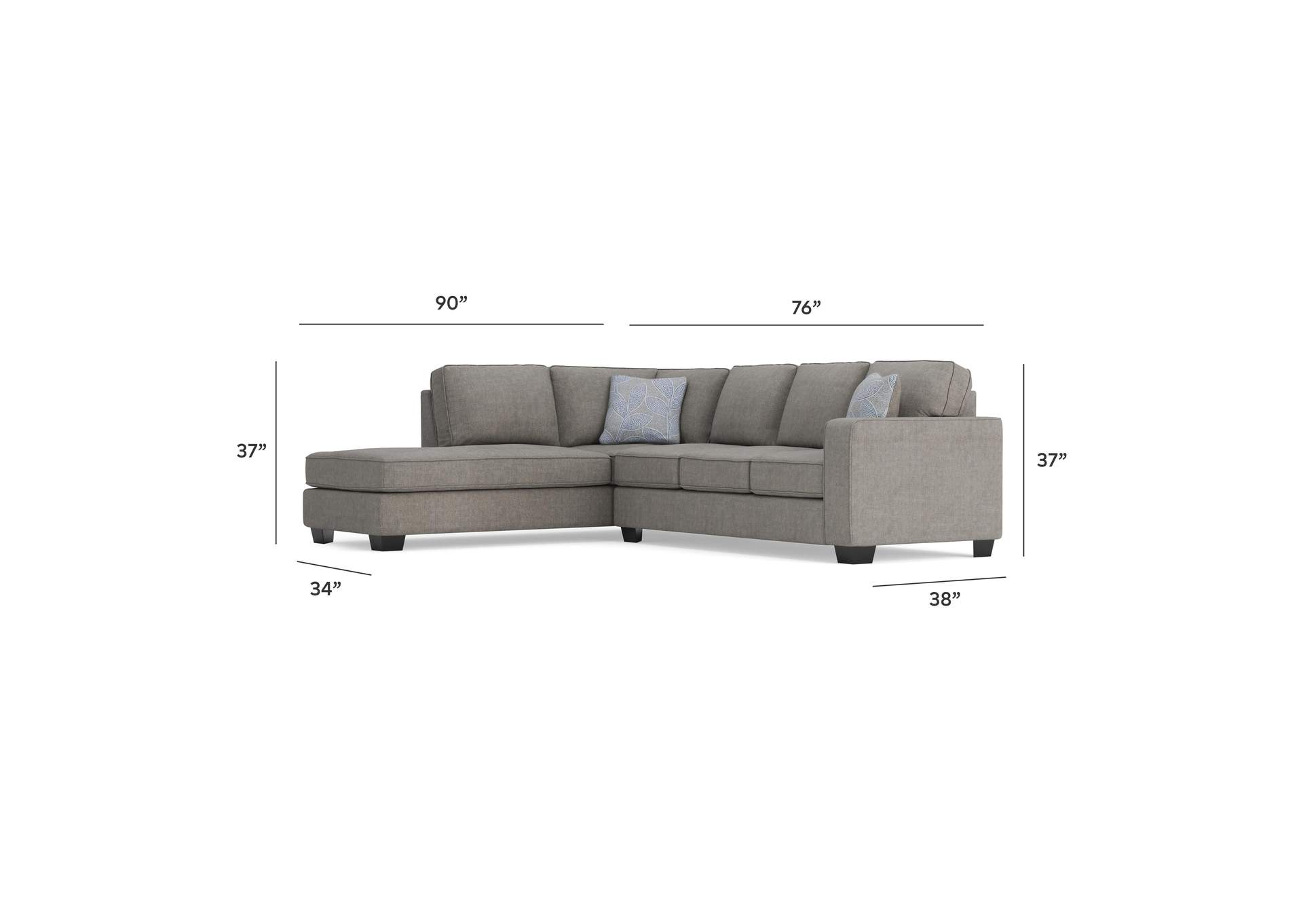 Altari 2-Piece Sleeper Sectional with Chaise image 6